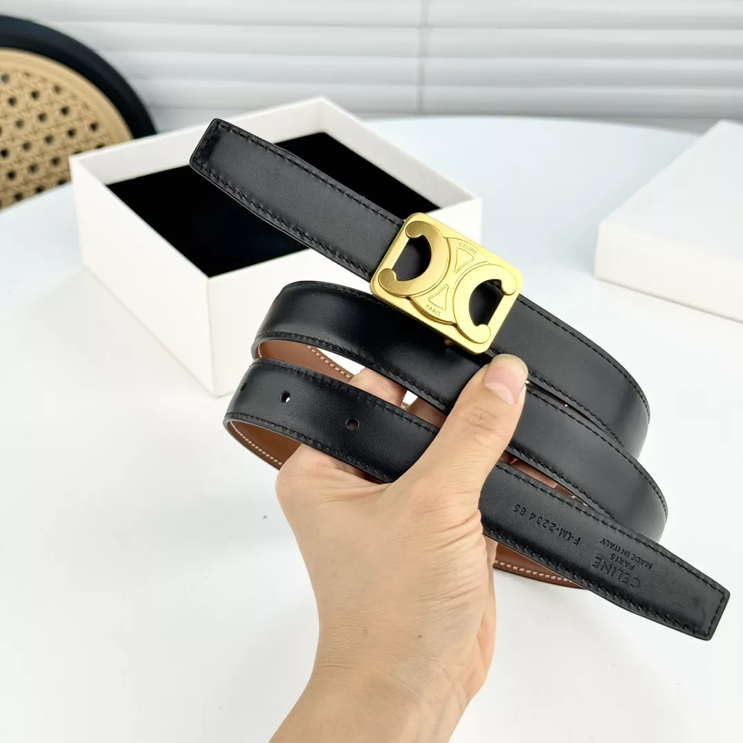 Lightweight 2712 Celine AAA Quality Belts In 2.5cm For Women