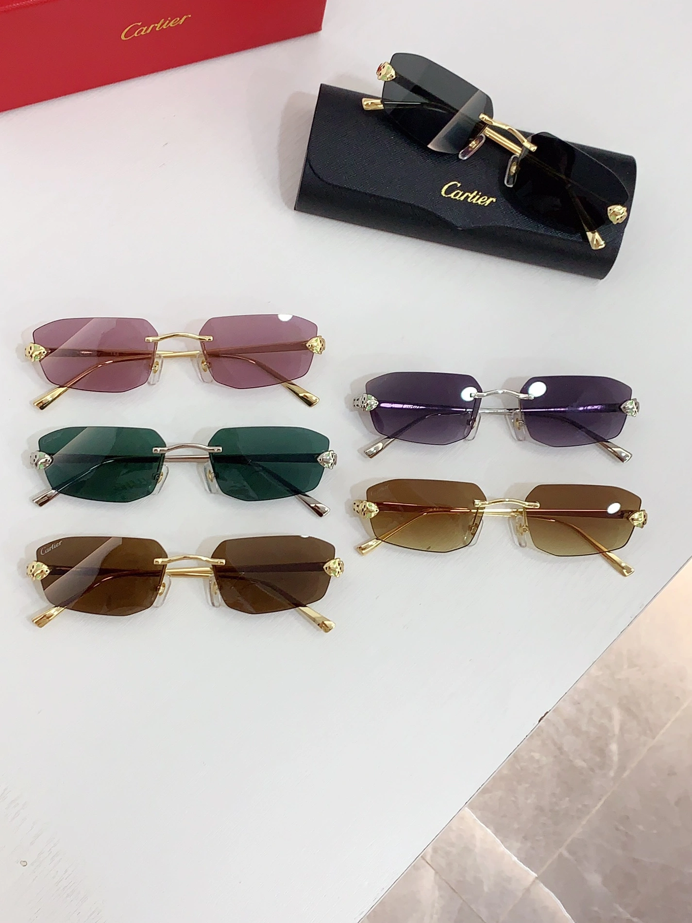 Lightweight 2766 Cartier AAA Quality Sunglassess