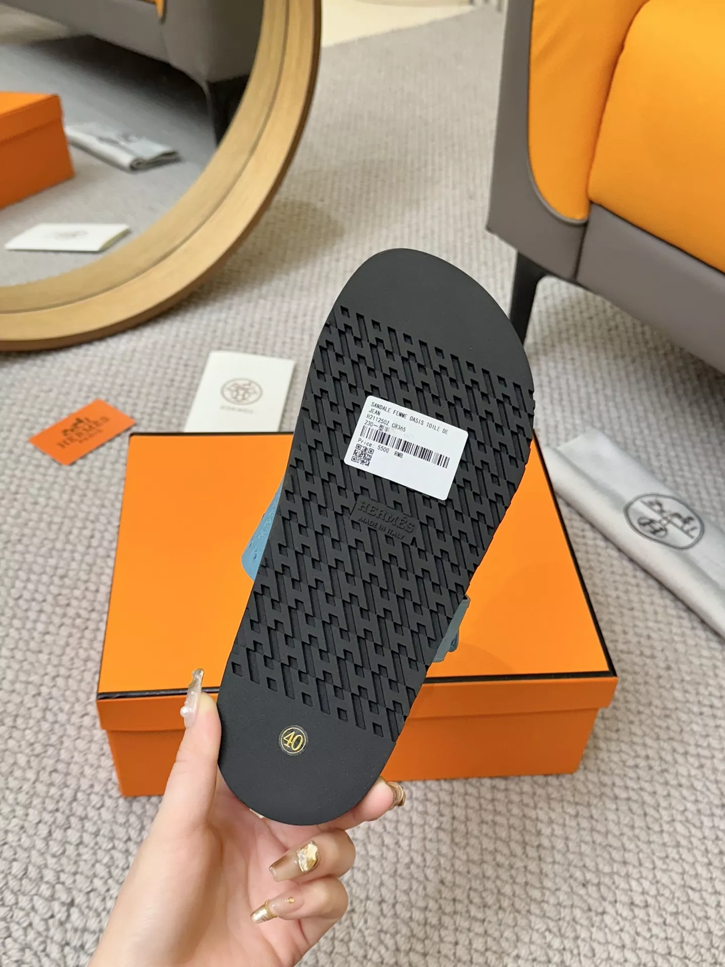 Lightweight 289 Hermes Slippers For Men