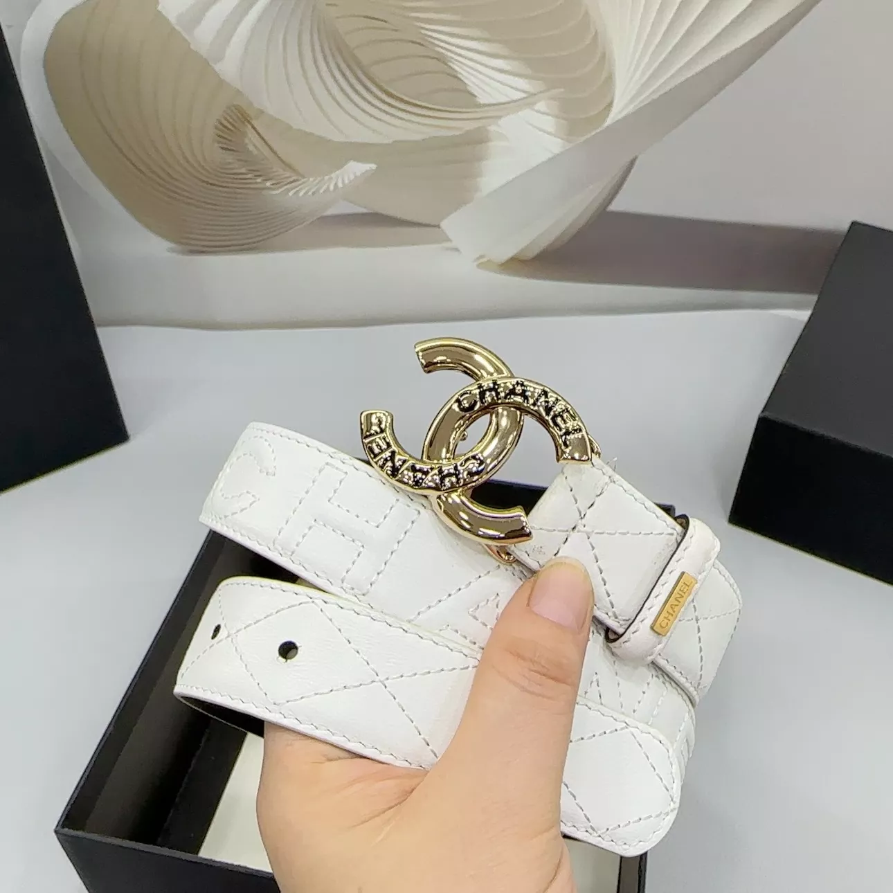 Lightweight 3026 Chanel AAA Quality Belts In 3.0cm For Women