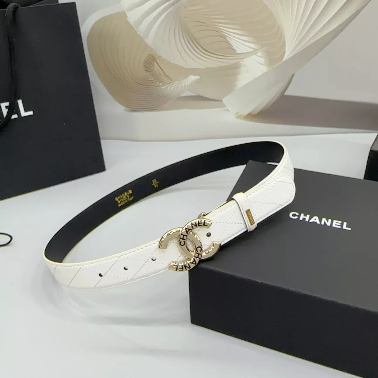 Lightweight 3026 Chanel AAA Quality Belts In 3.0cm For Women