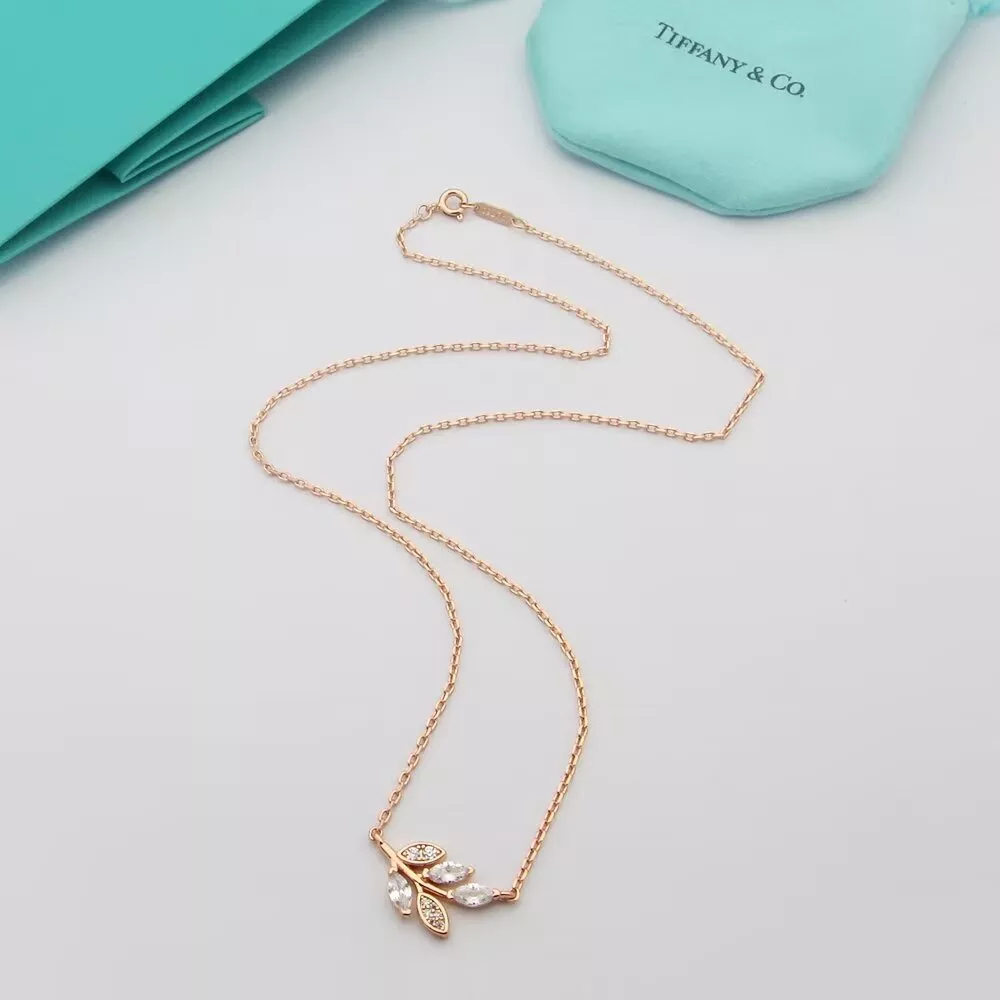 Lightweight 3208 Tiffany Necklaces In Rose Gold