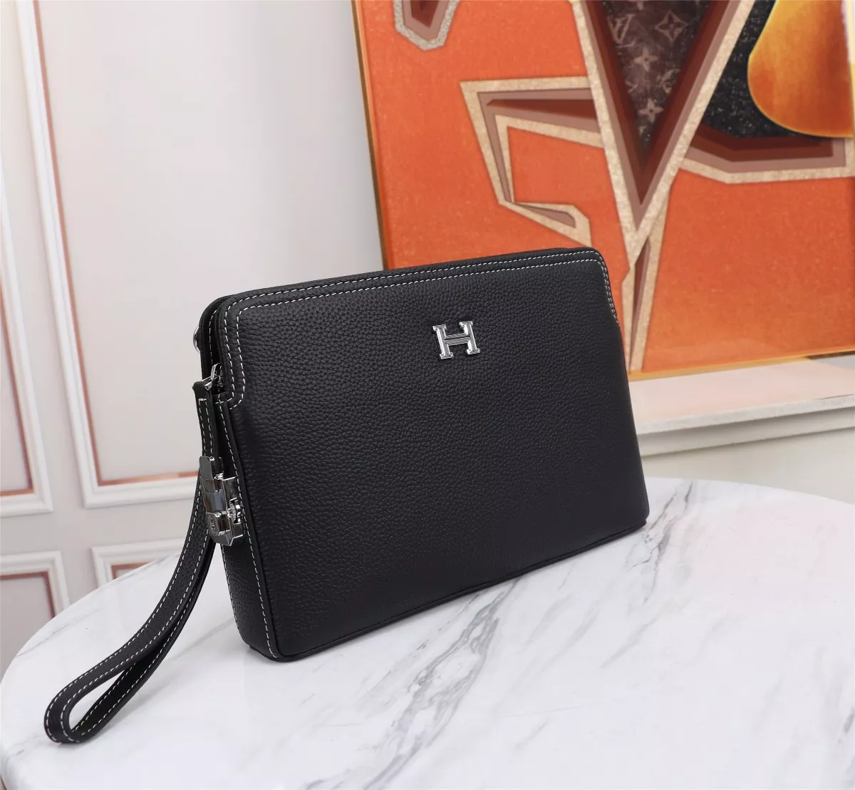Lightweight 3300 Hermes AAA Man Wallets