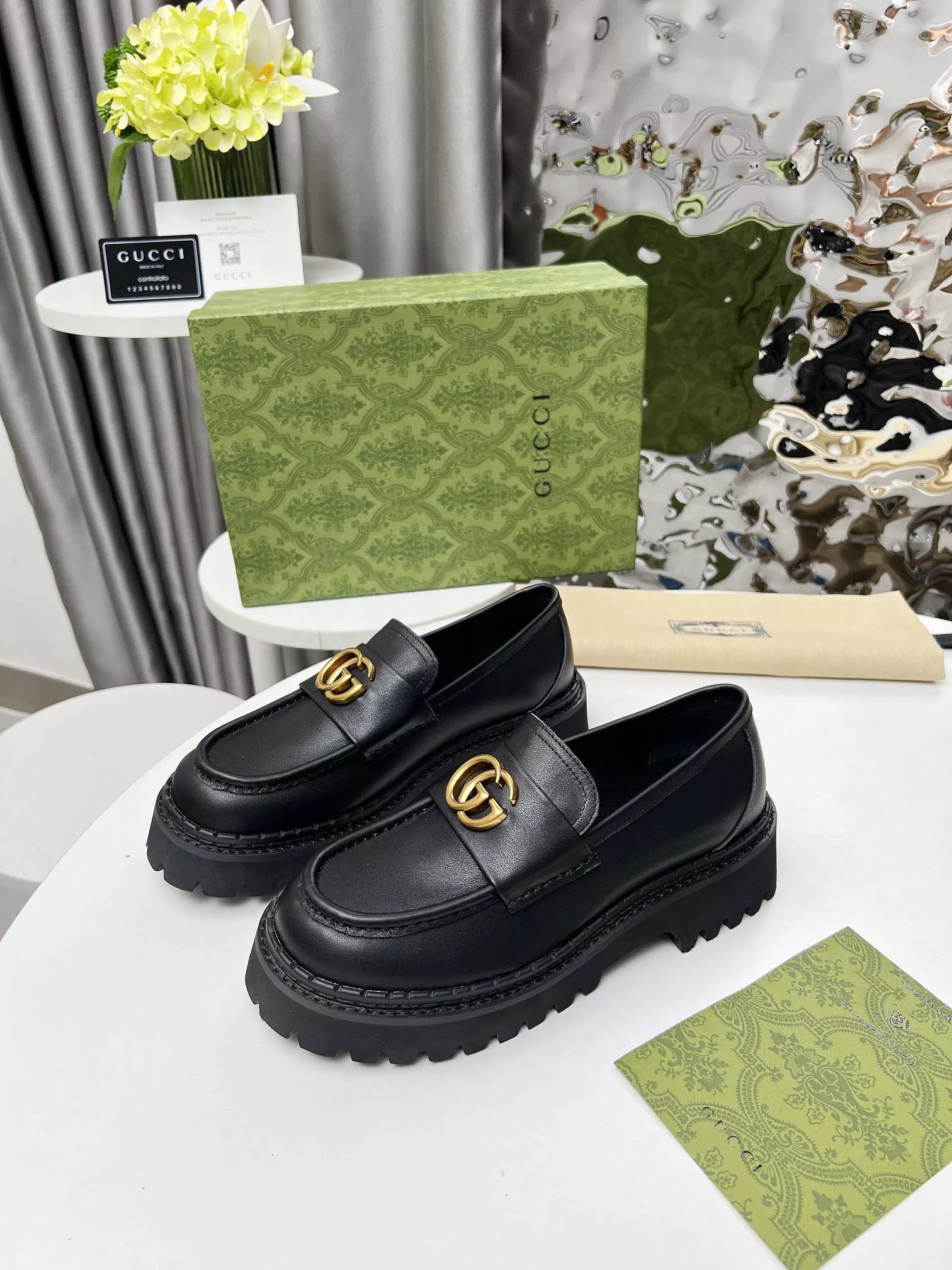 Lightweight 3492 Gucci Oxfords Shoes For Women