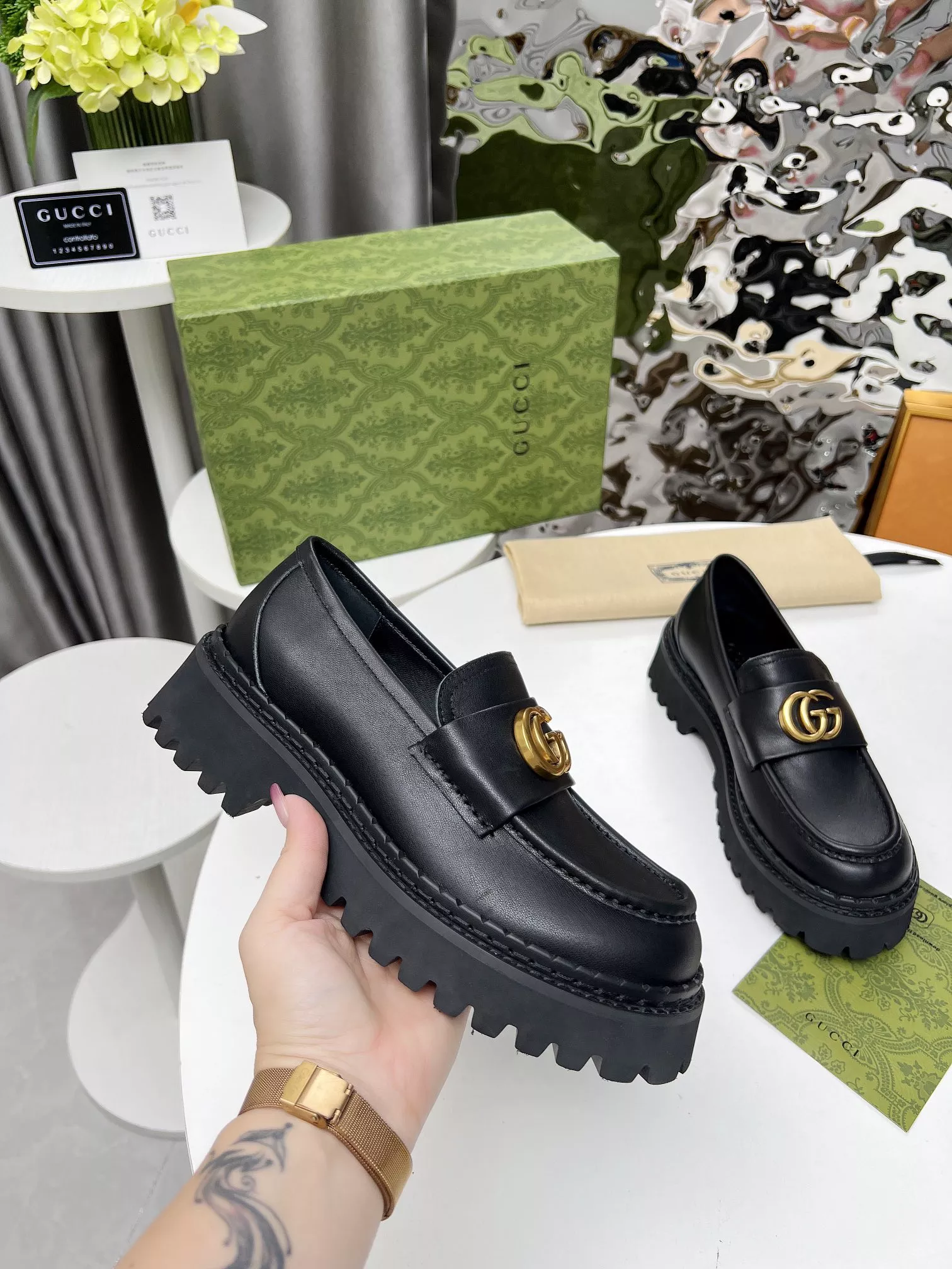 Lightweight 3492 Gucci Oxfords Shoes For Women