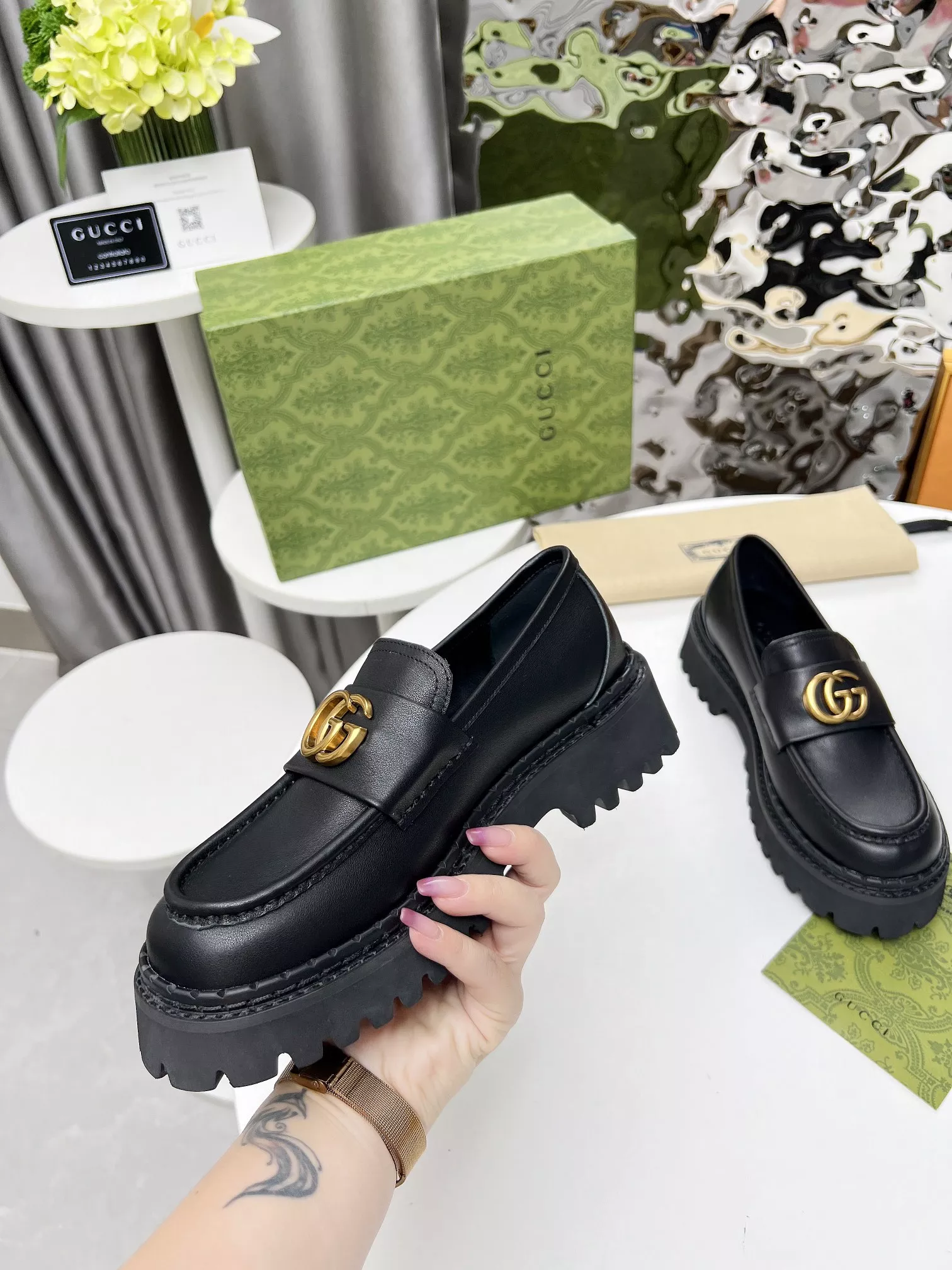 Lightweight 3492 Gucci Oxfords Shoes For Women
