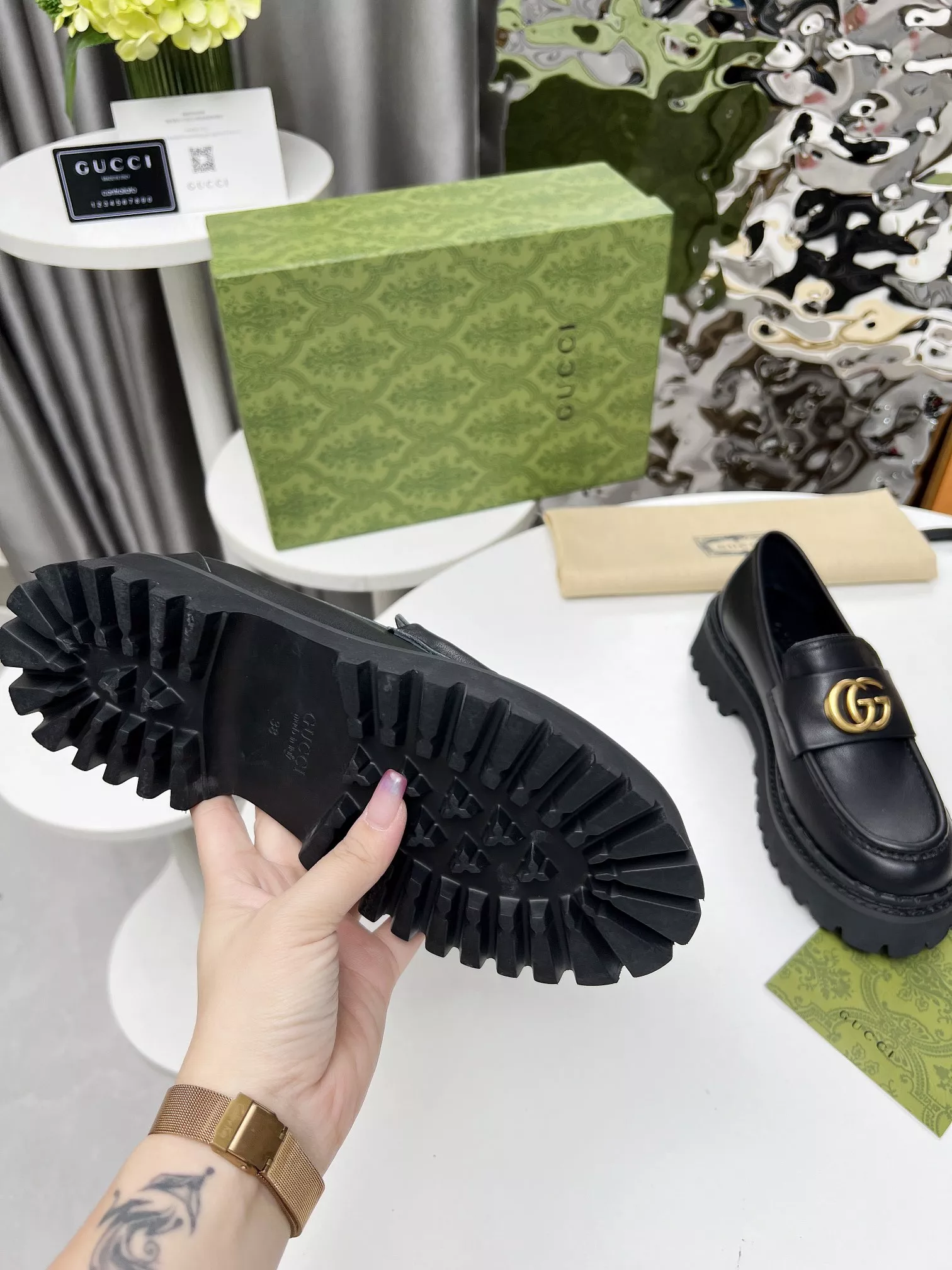 Lightweight 3492 Gucci Oxfords Shoes For Women