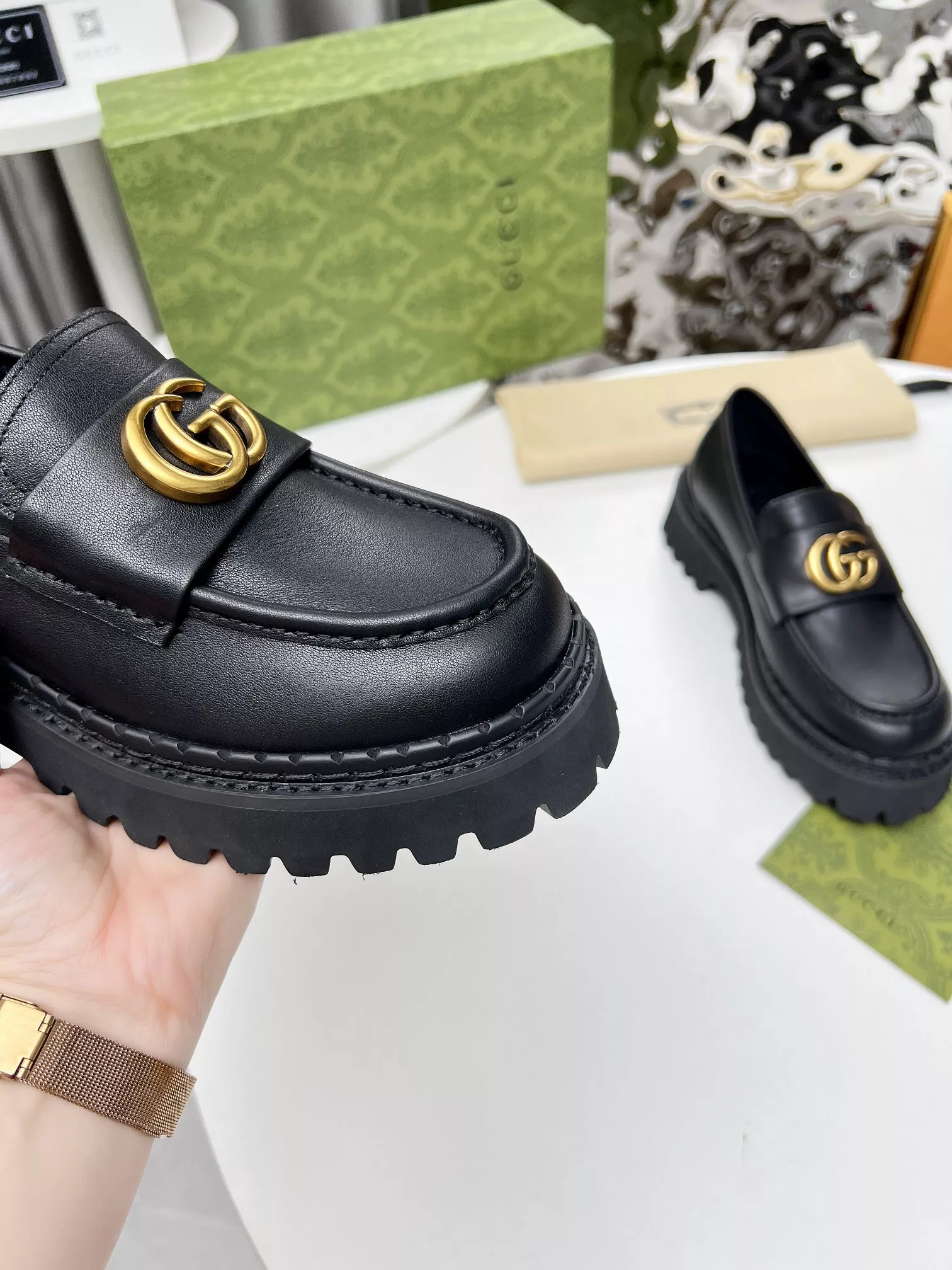Lightweight 3492 Gucci Oxfords Shoes For Women
