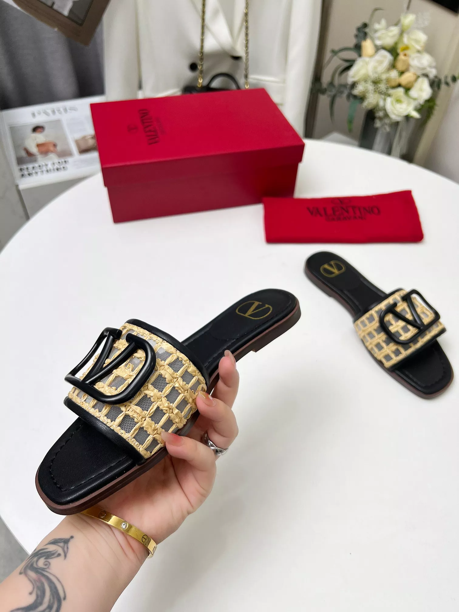 Lightweight 3909 Valentino Slippers For Women