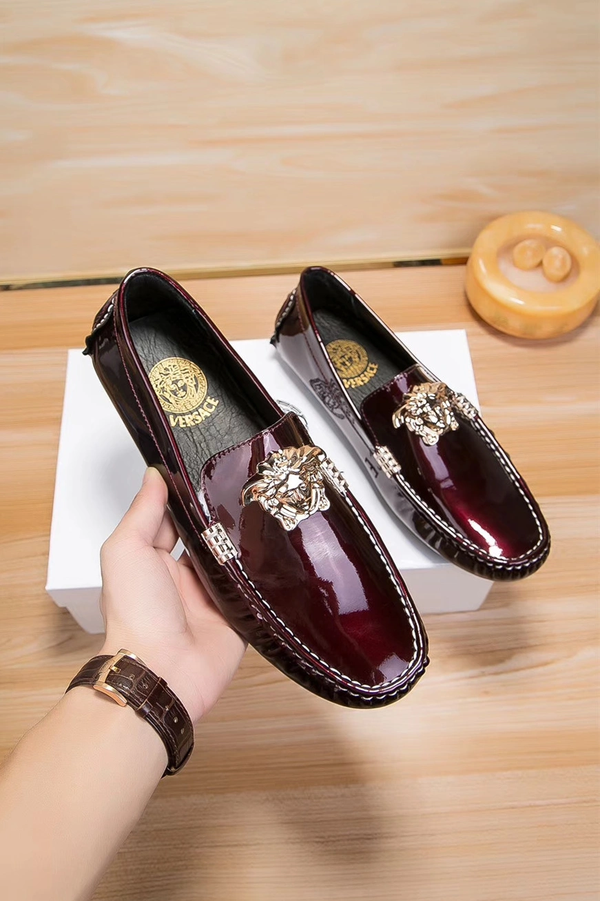 Lightweight 3963 Versace Leather Shoes For Men