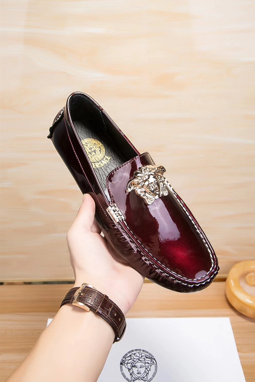 Lightweight 3963 Versace Leather Shoes For Men