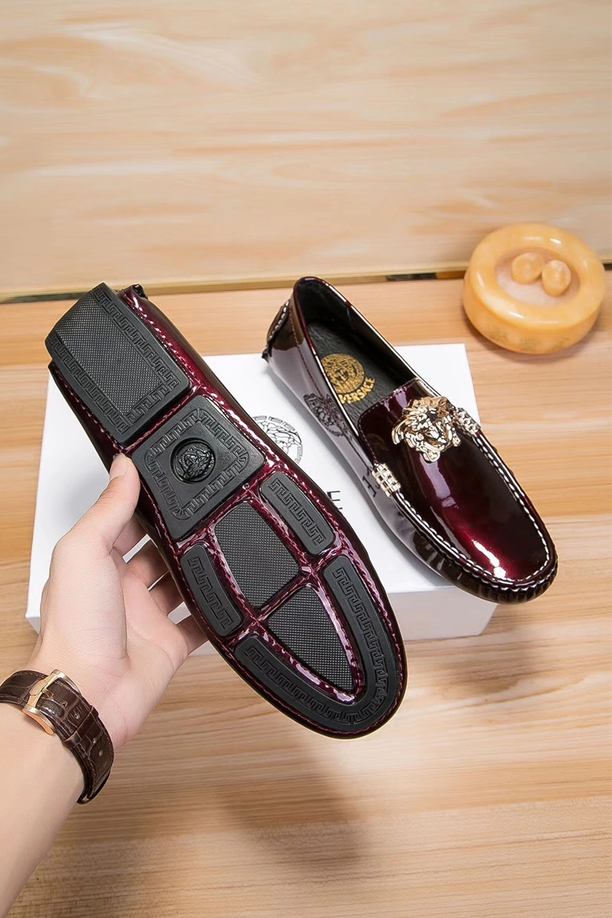 Lightweight 3963 Versace Leather Shoes For Men
