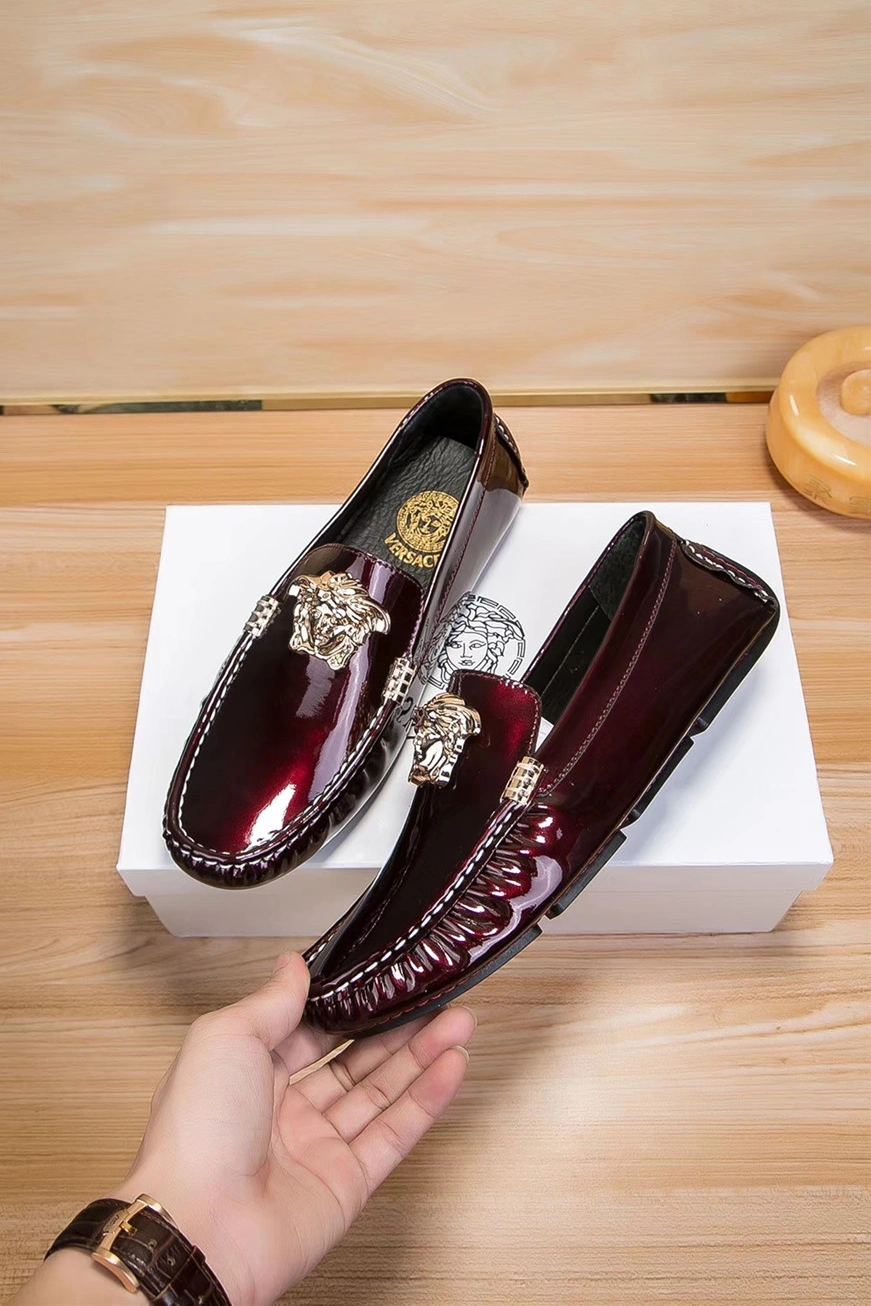 Lightweight 3963 Versace Leather Shoes For Men