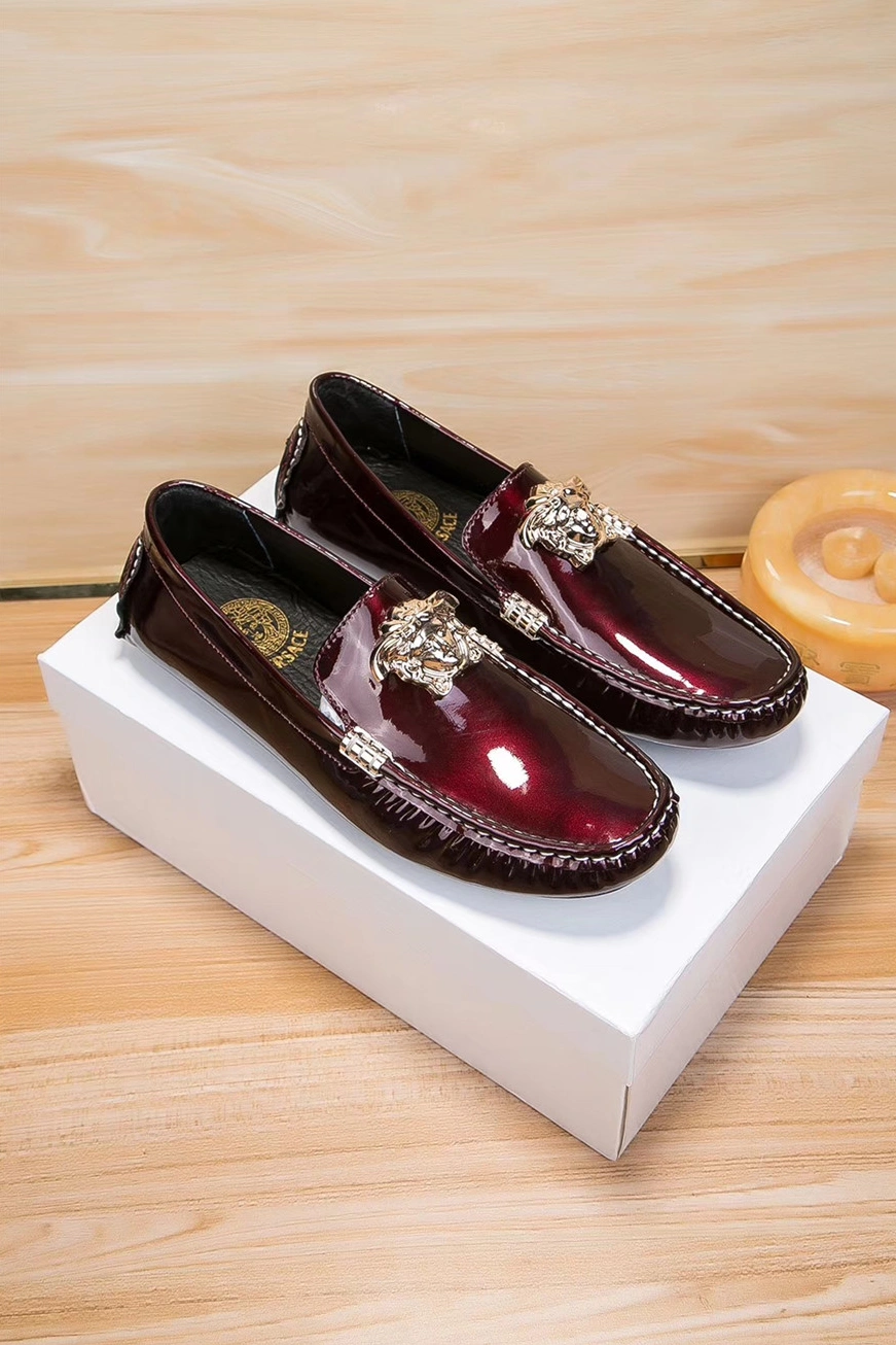Lightweight 3963 Versace Leather Shoes For Men
