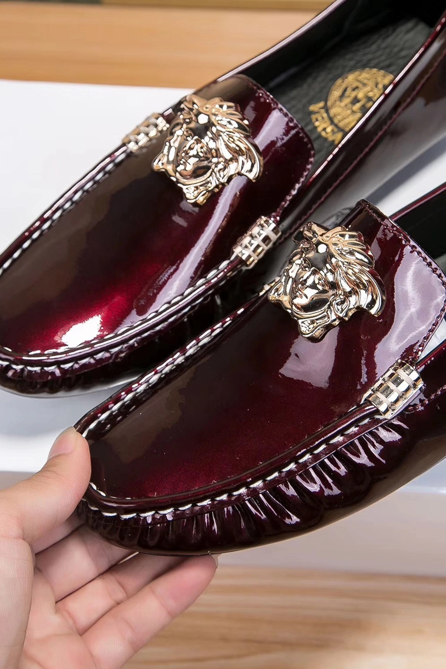 Lightweight 3963 Versace Leather Shoes For Men