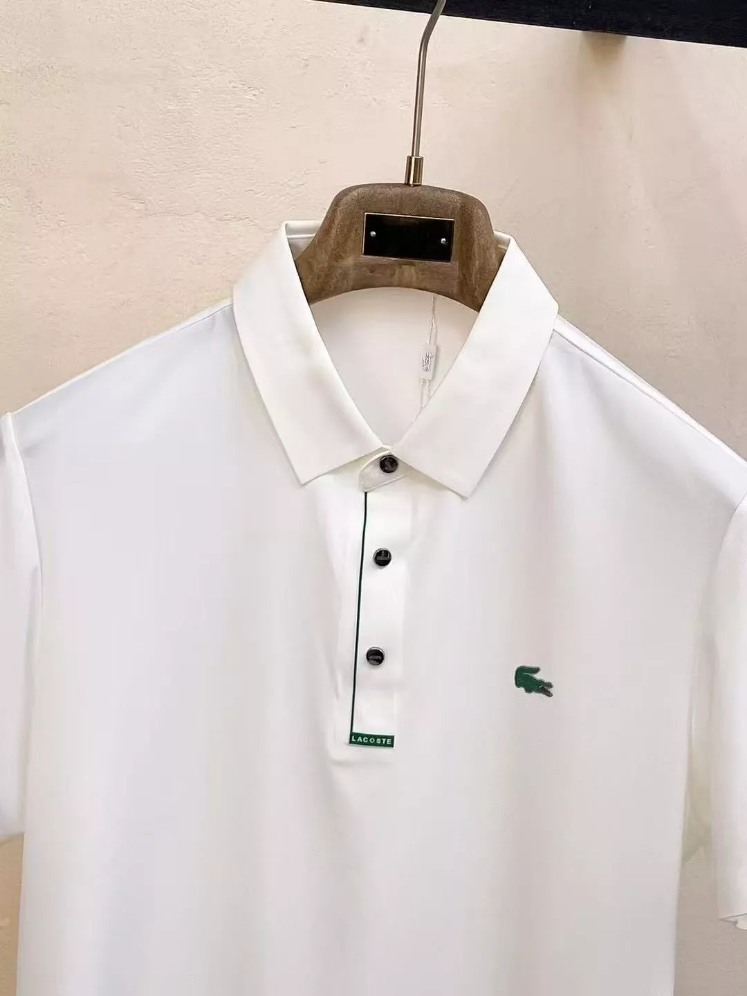 Lightweight 4103 Lacoste T-Shirts Short Sleeved For Men