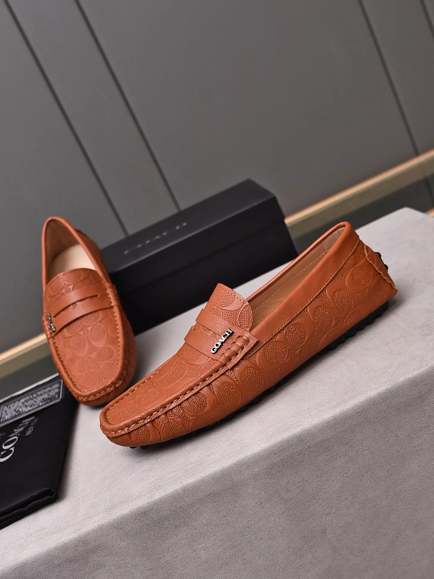 Lightweight 4244 Coach Leather Shoes For Men