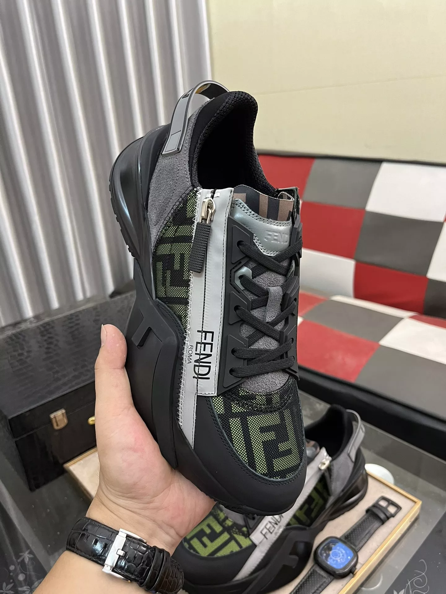 Lightweight 4292 Fendi Casual Shoes For Men
