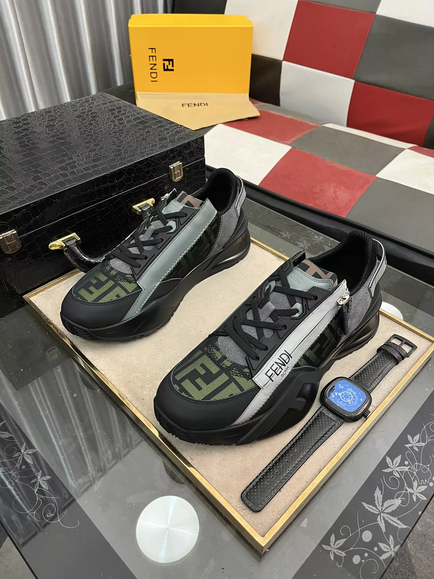 Lightweight 4292 Fendi Casual Shoes For Men