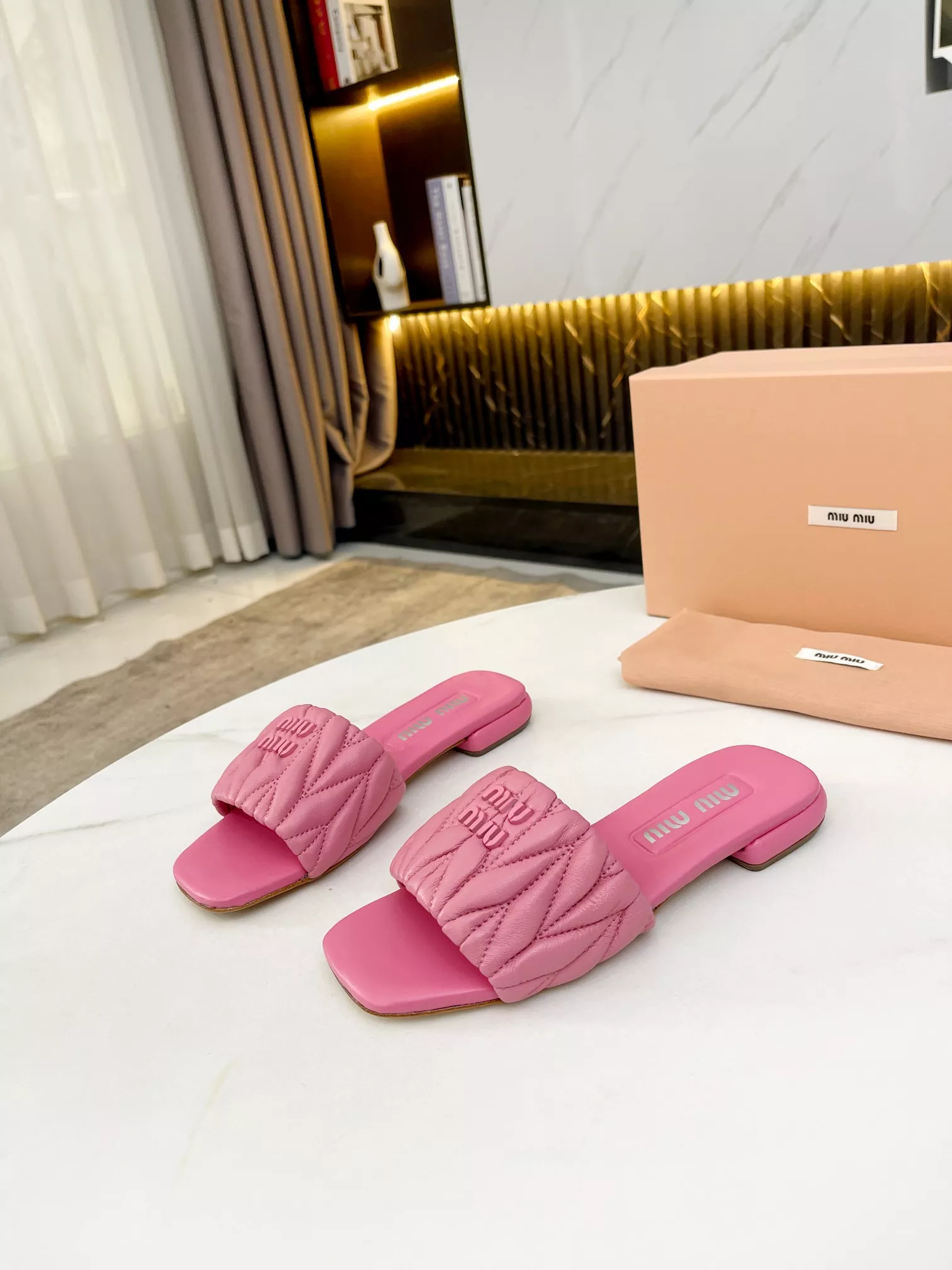 Lightweight 4485 MIU MIU Slippers For Women
