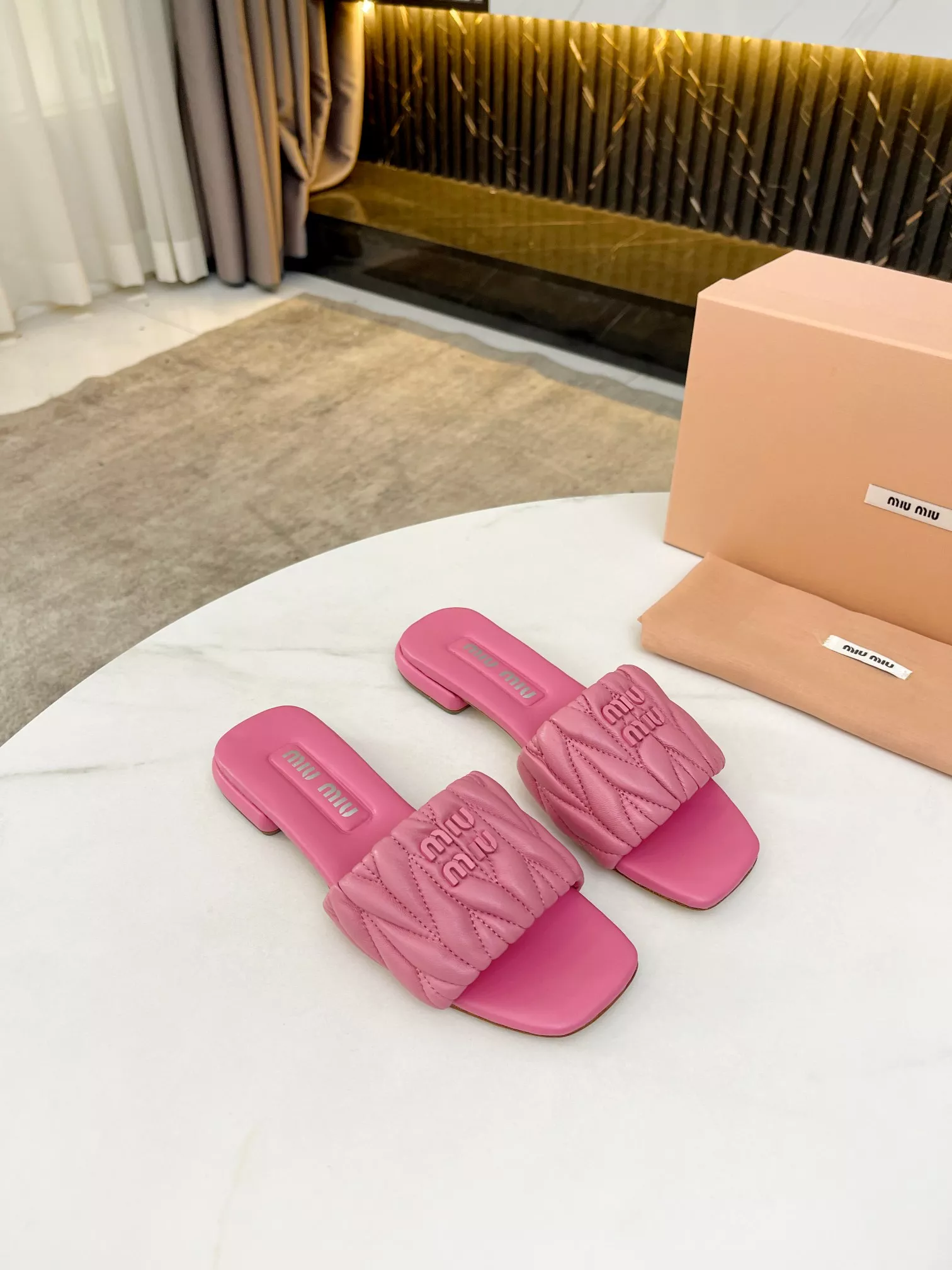 Lightweight 4485 MIU MIU Slippers For Women