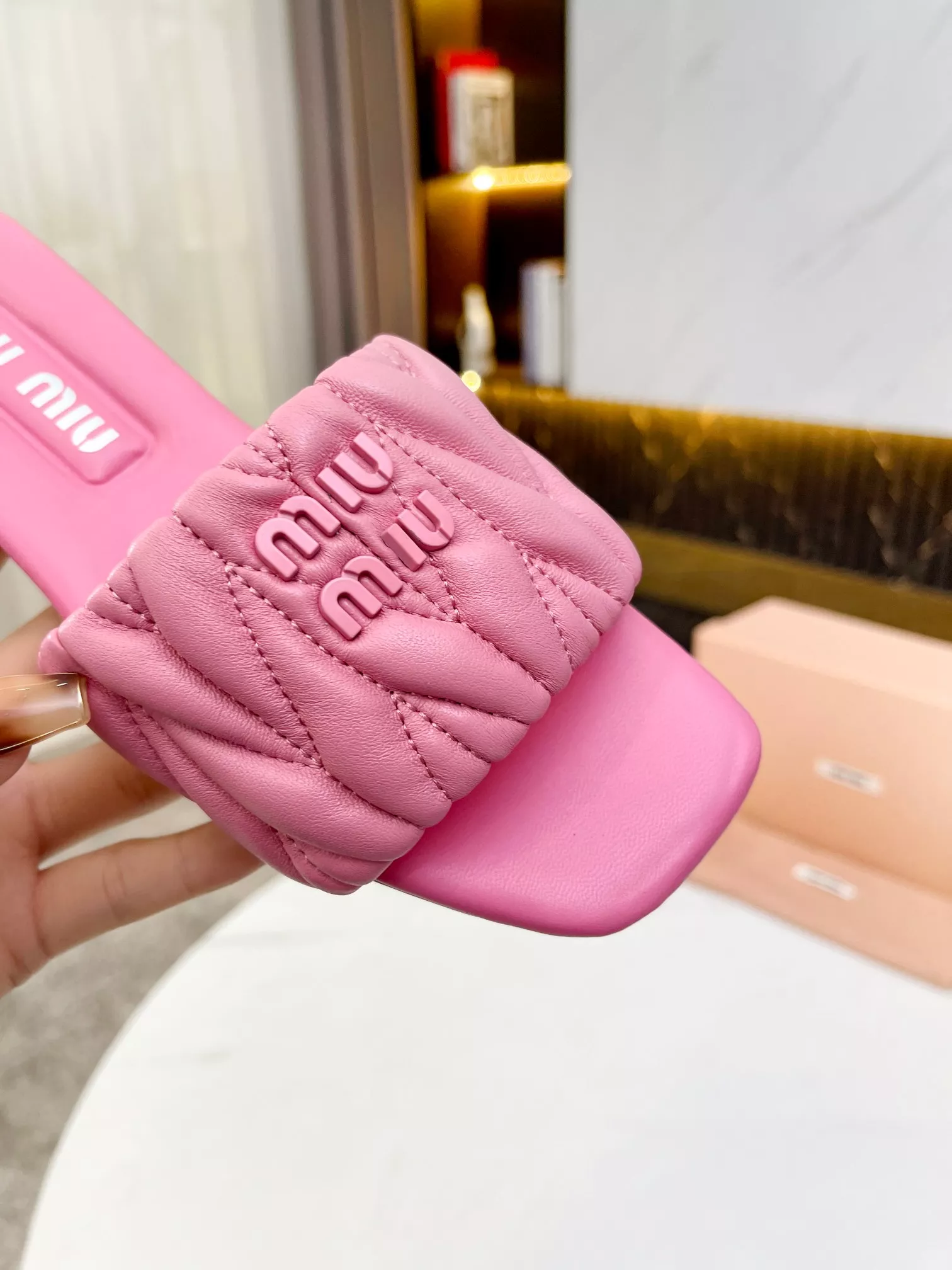 Lightweight 4485 MIU MIU Slippers For Women