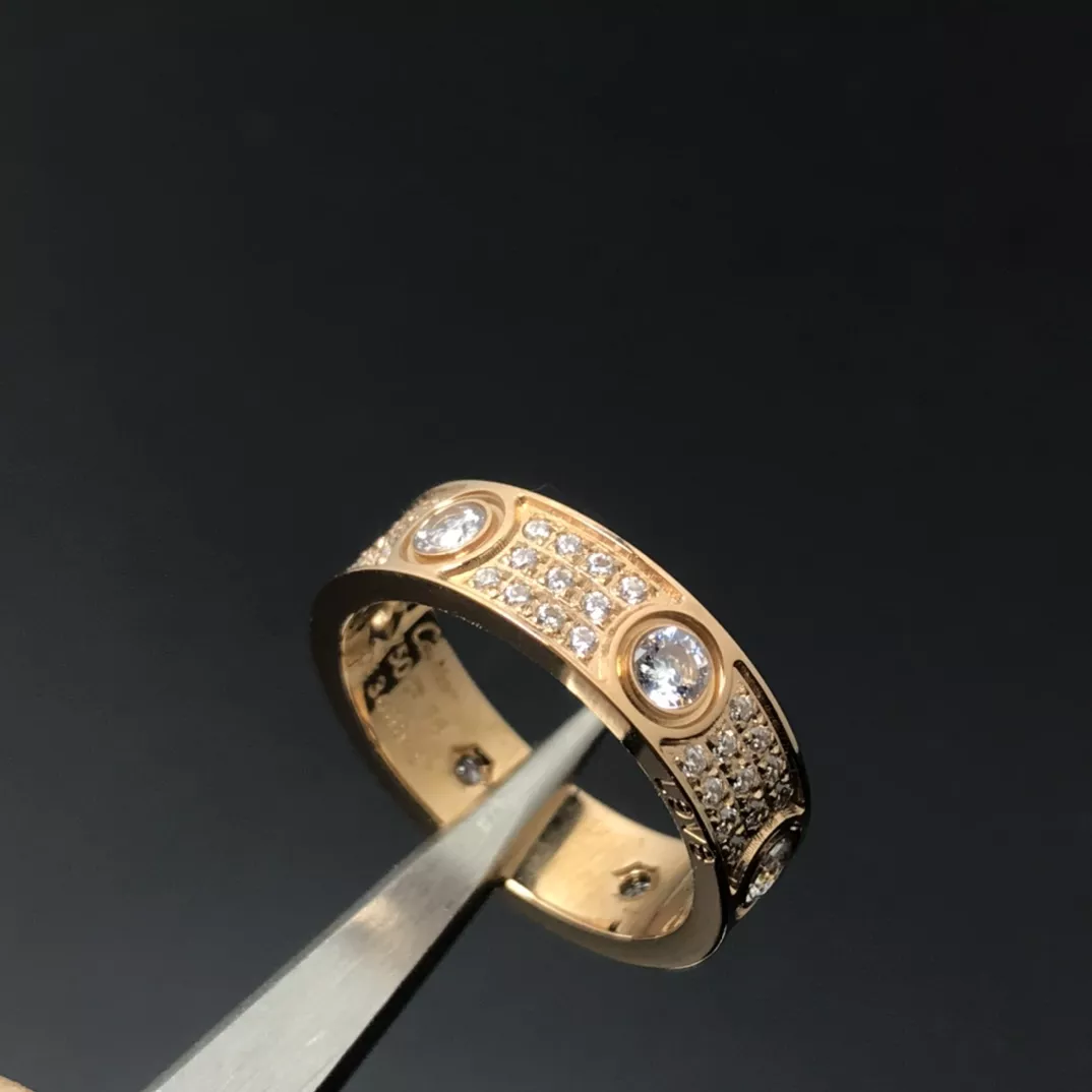Lightweight 4493 Cartier Rings In Rose Gold