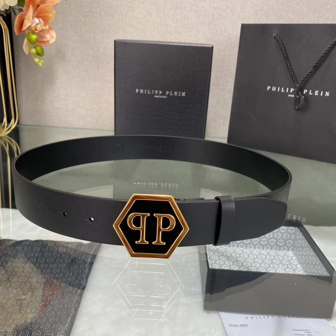 Lightweight 5041 Philipp Plein PP AAA Quality Belts For Men