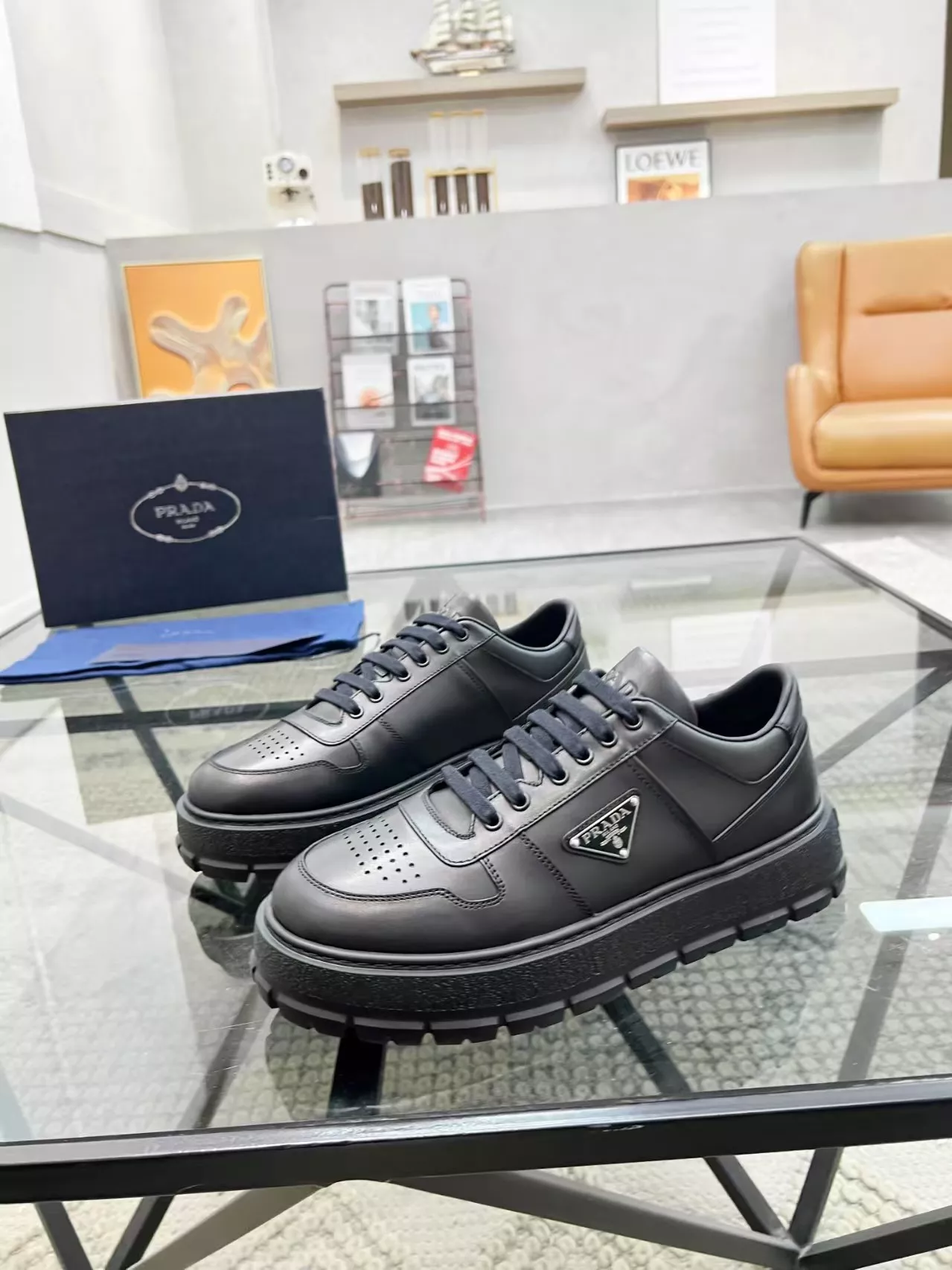 Lightweight 5542 Prada Casual Shoes For Men