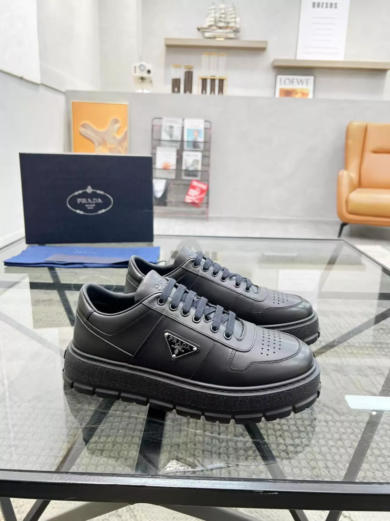 Lightweight 5542 Prada Casual Shoes For Men