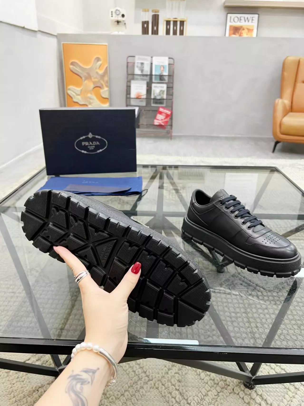 Lightweight 5542 Prada Casual Shoes For Men