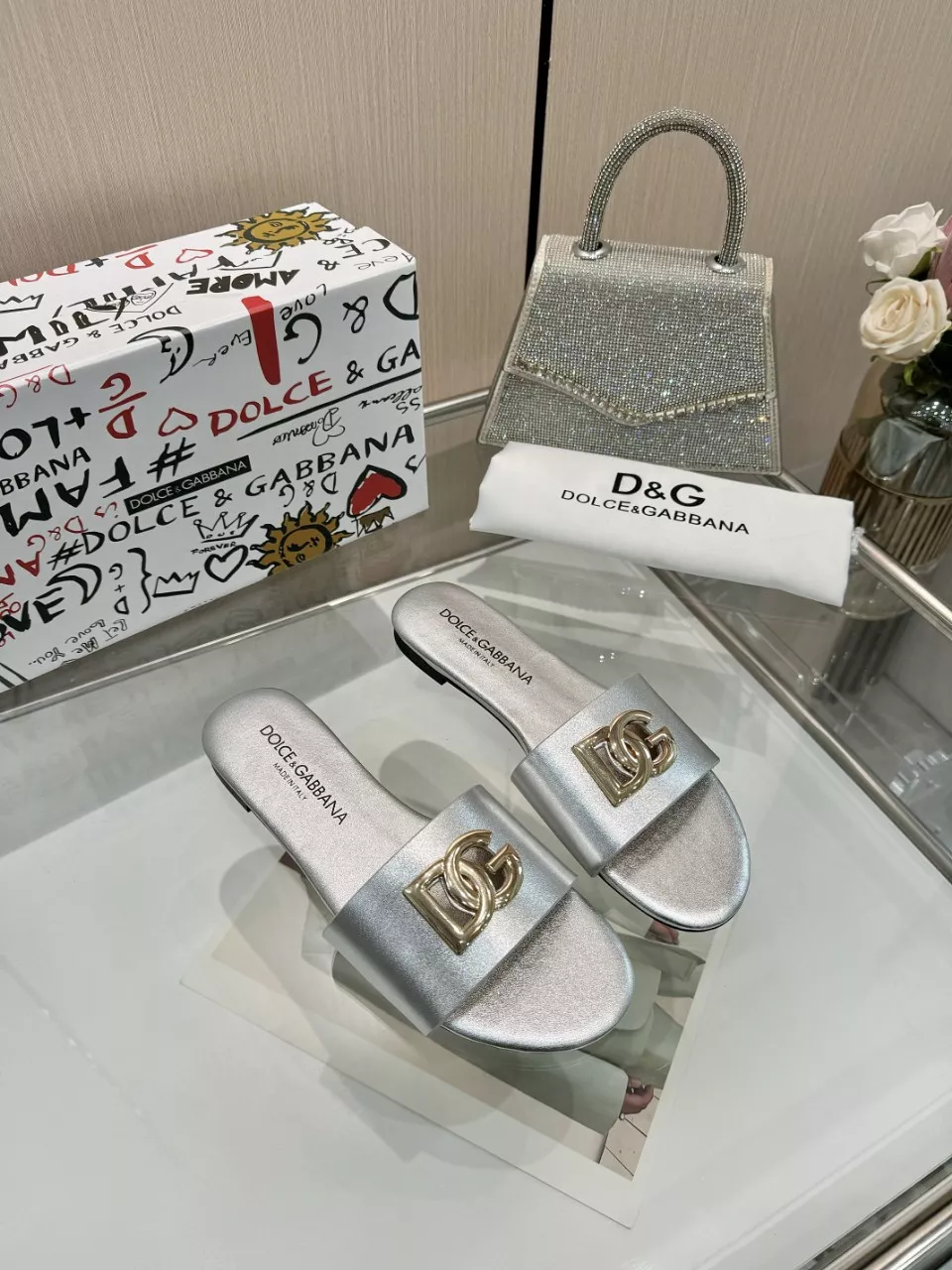 Lightweight 5609 Dolce & Gabbana D&G Slippers For Women