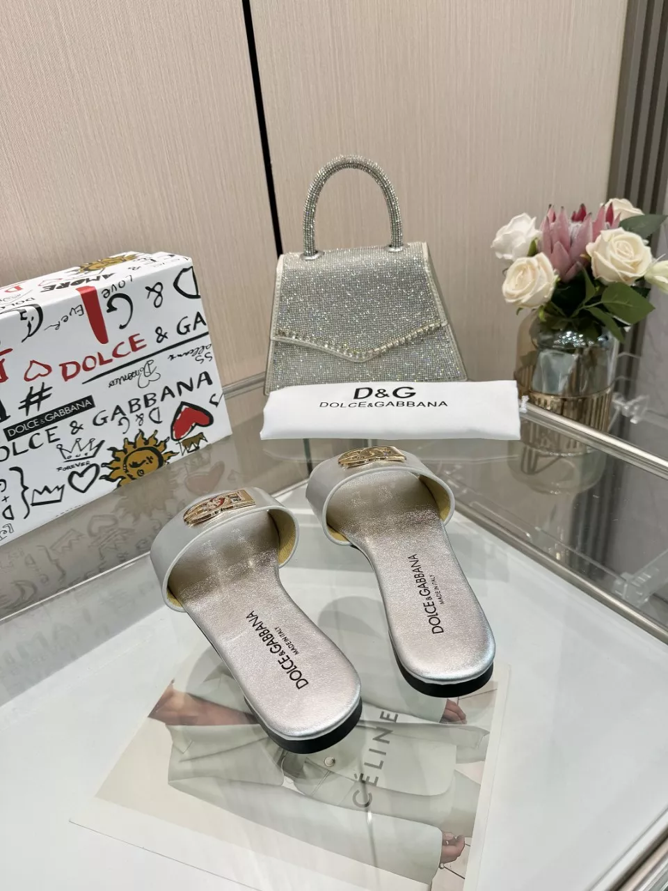 Lightweight 5609 Dolce & Gabbana D&G Slippers For Women