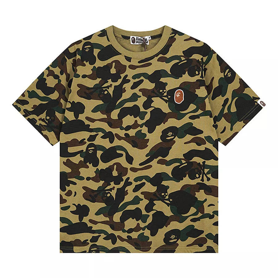 Lightweight 5908 Bape T-Shirts Short Sleeved For Men