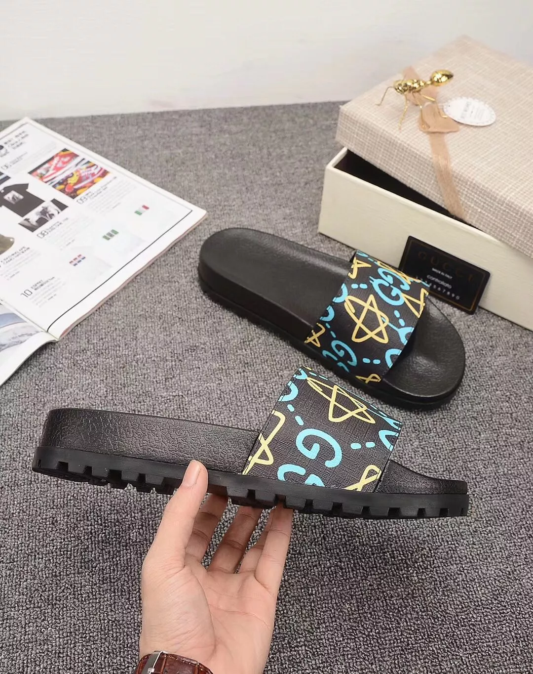Lightweight 5925 Gucci Slippers For Men