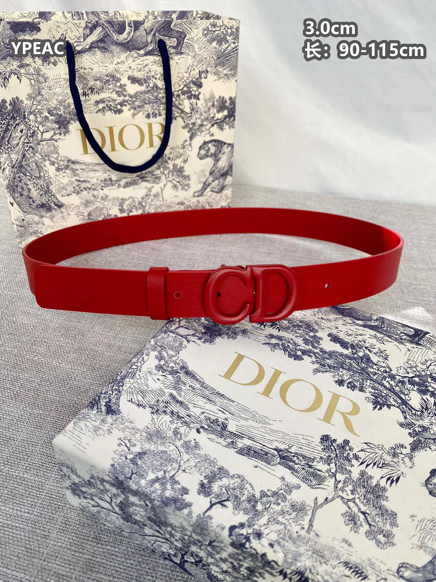 Lightweight 5950 Christian Dior AAA Quality Belts For Women