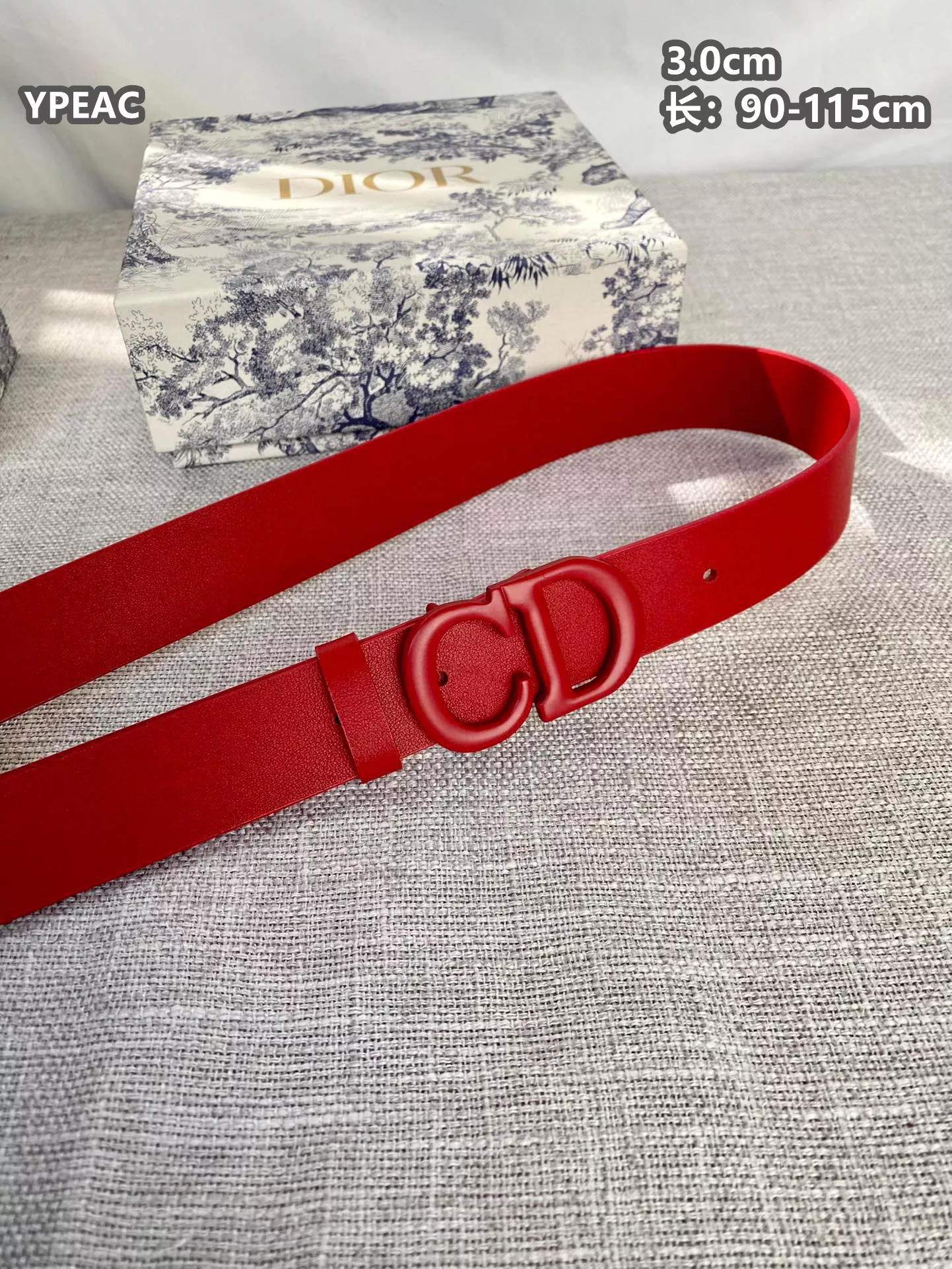 Lightweight 5950 Christian Dior AAA Quality Belts For Women