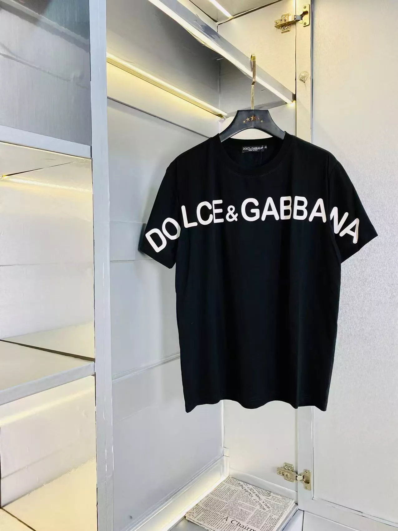 Lightweight 6066 Dolce & Gabbana D&G T-Shirts Short Sleeved For Men