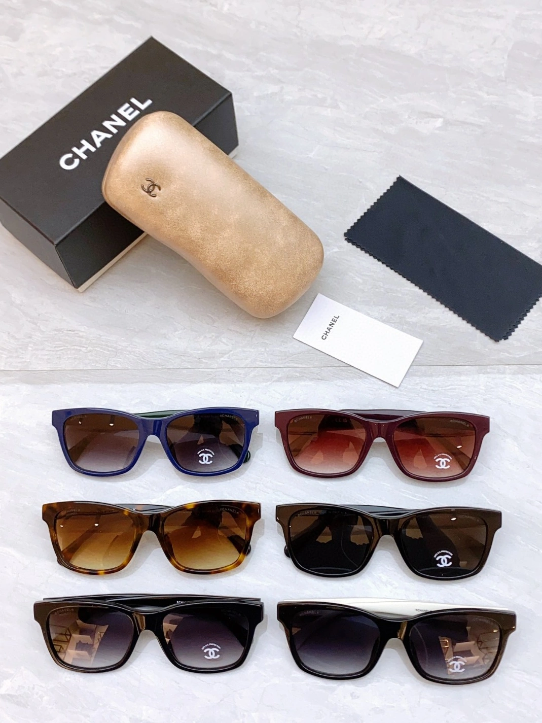 Lightweight 6155 Chanel AAA Quality Sunglasses