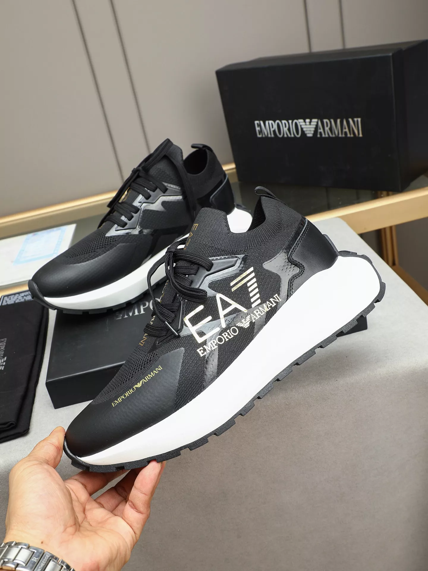 Lightweight 6310 Armani Casual Shoes For Men