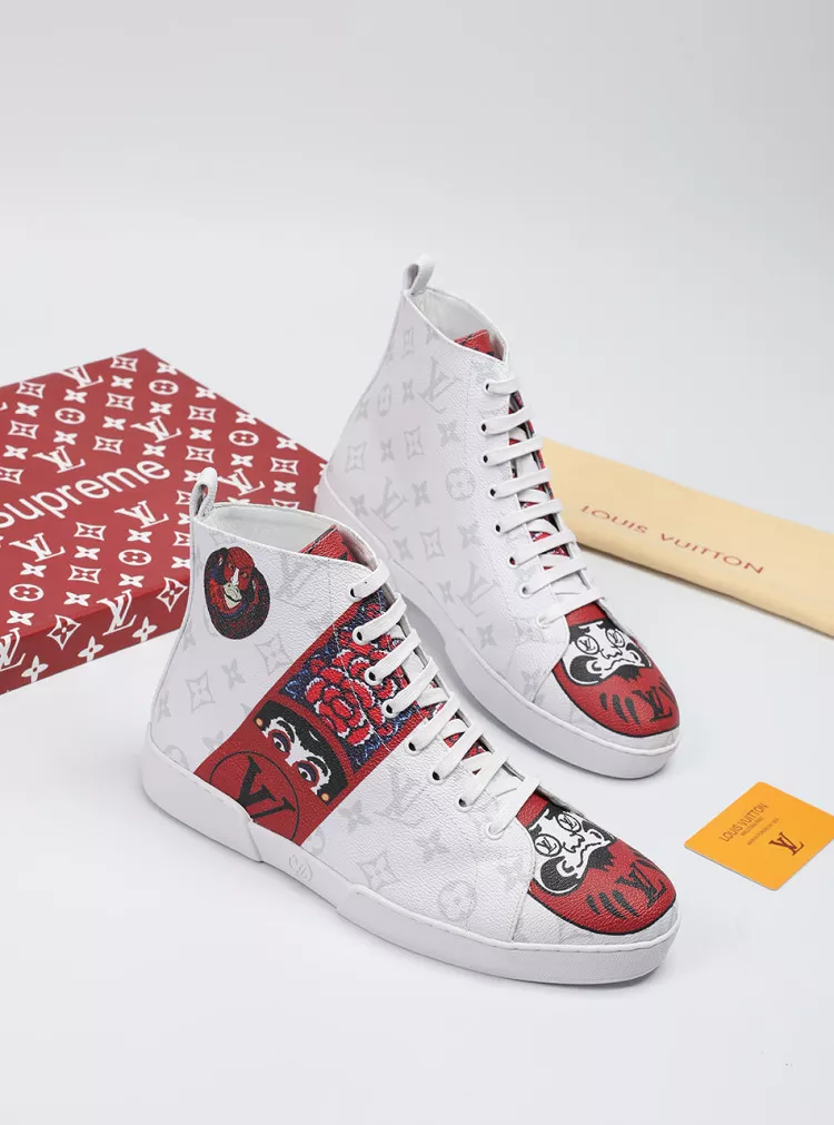 Lightweight 6395 Louis Vuitton High Tops Shoes For Men