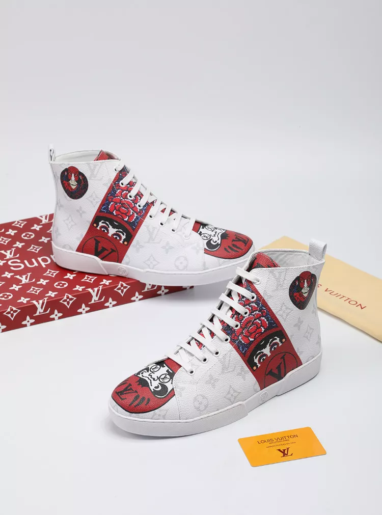 Lightweight 6395 Louis Vuitton High Tops Shoes For Men