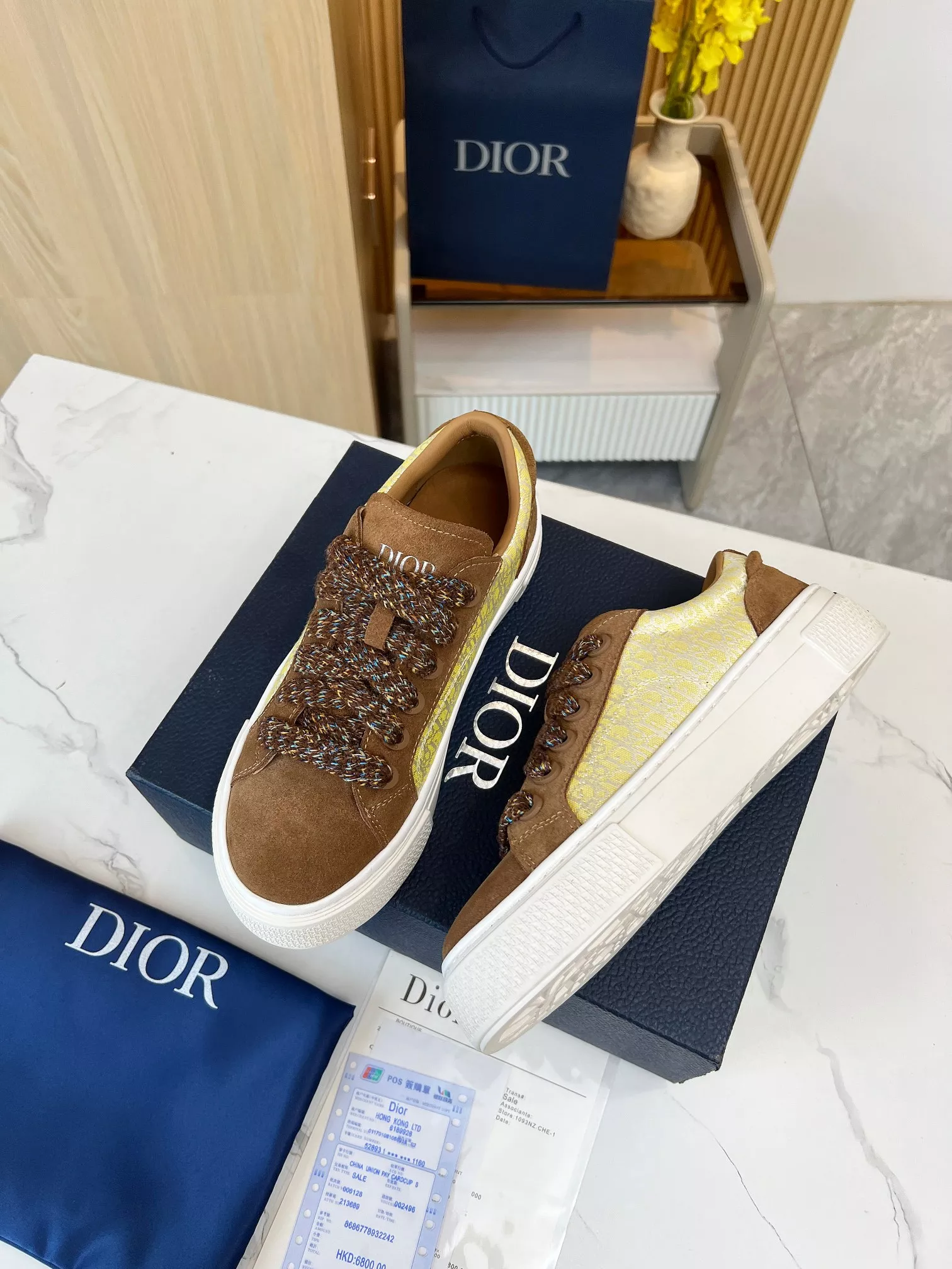 Lightweight 6599 Christian Dior Casual Shoes For Men