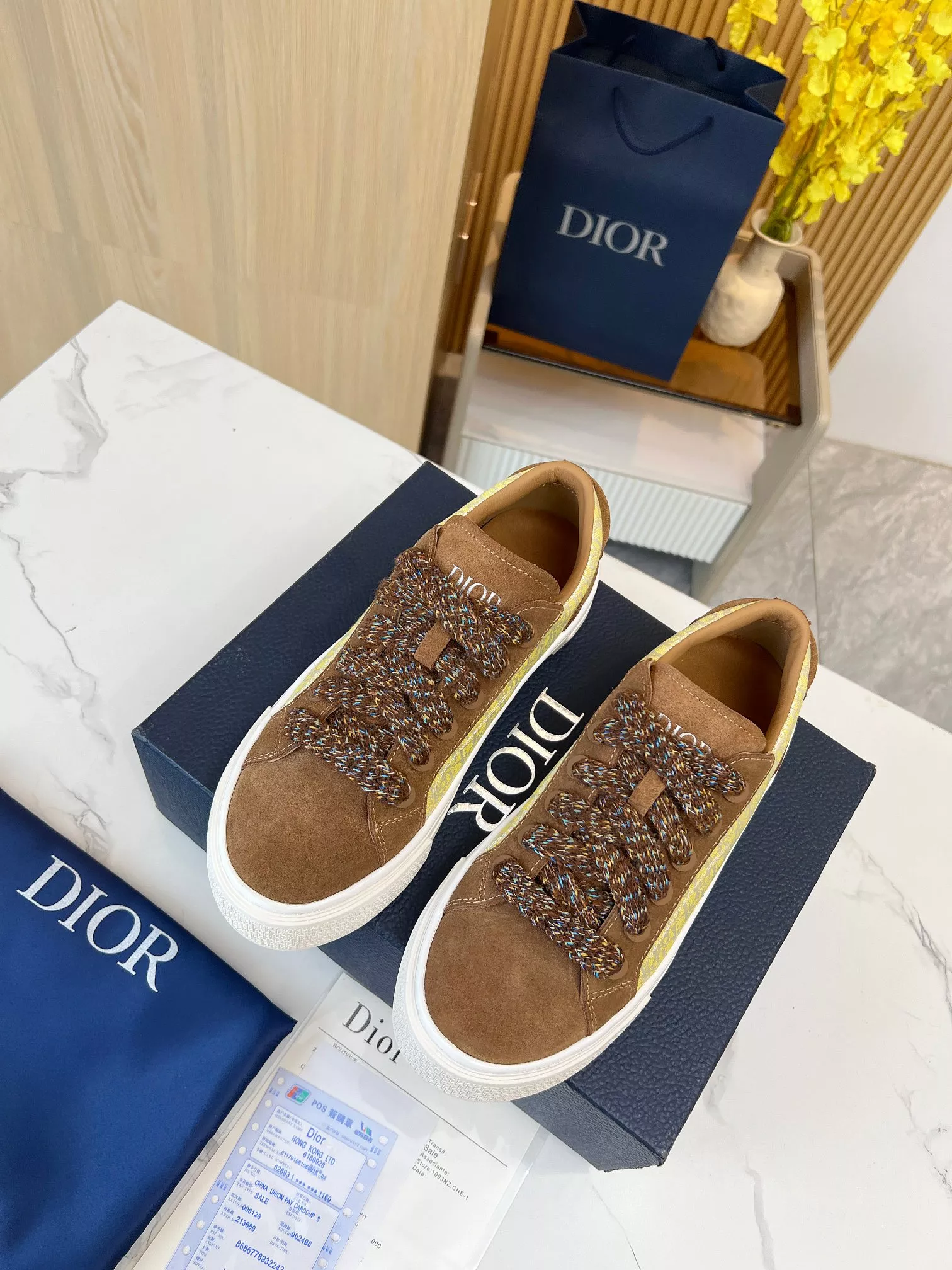 Lightweight 6599 Christian Dior Casual Shoes For Men