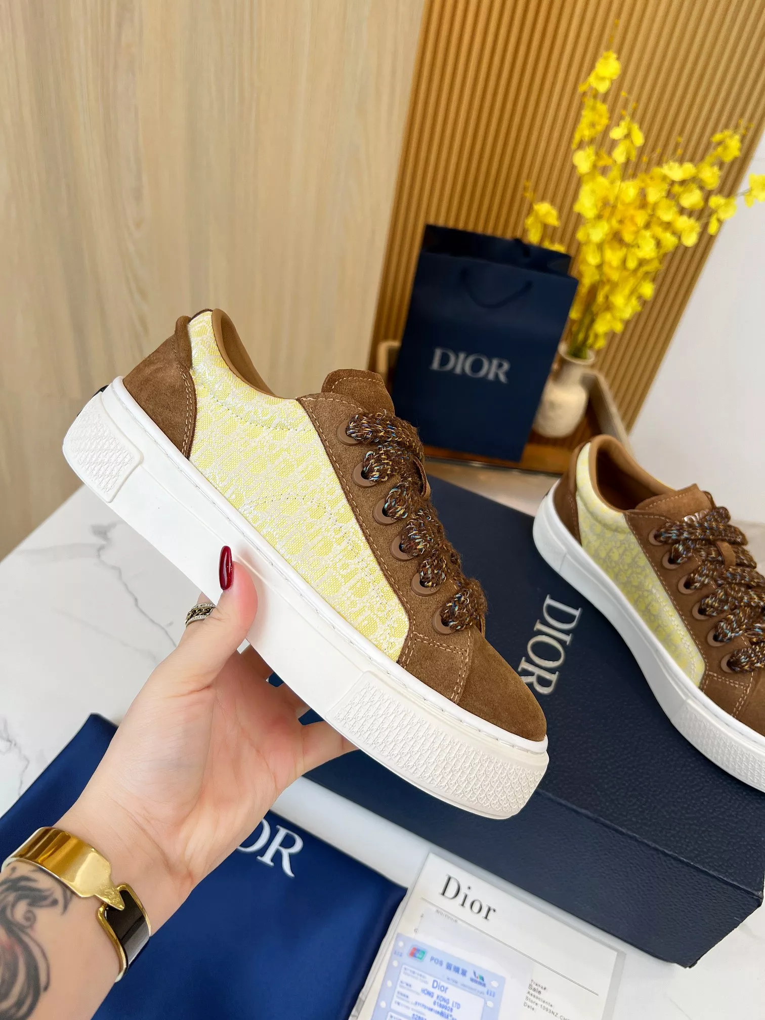 Lightweight 6599 Christian Dior Casual Shoes For Men