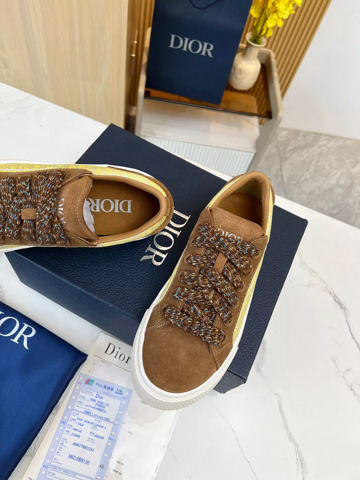 Lightweight 6599 Christian Dior Casual Shoes For Men