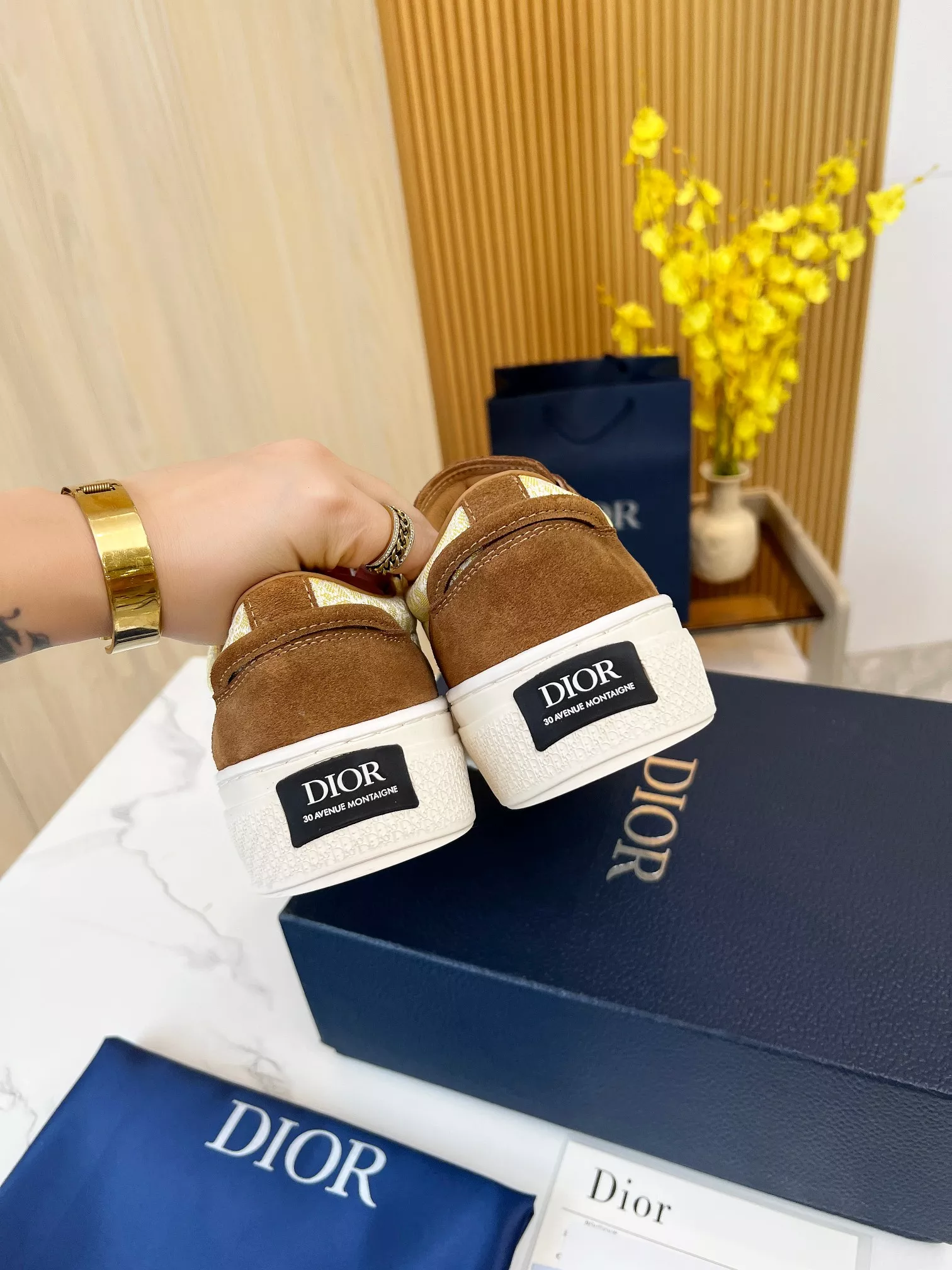 Lightweight 6599 Christian Dior Casual Shoes For Men