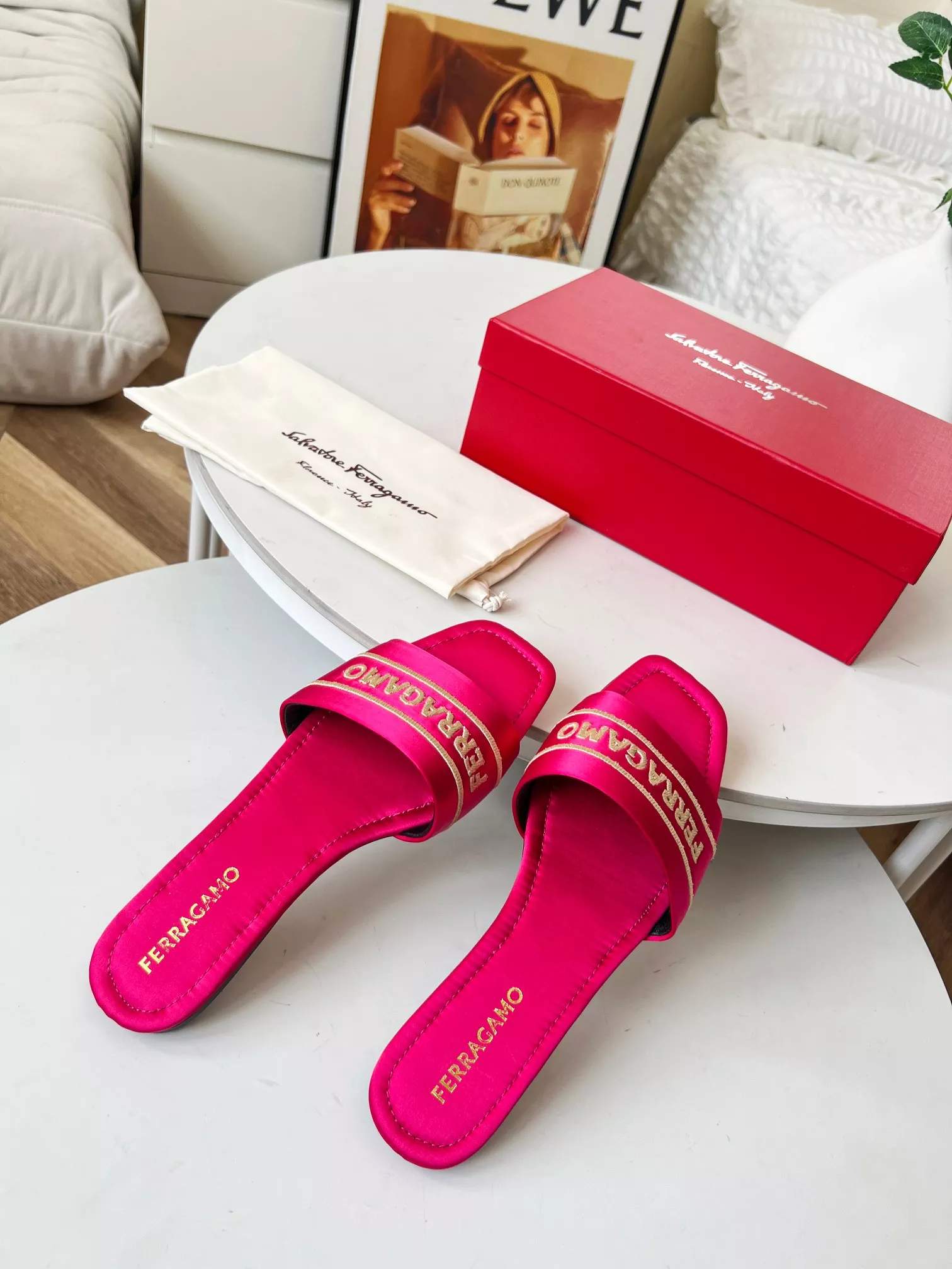 Lightweight 6690 Salvatore Ferragamo Slippers For Women