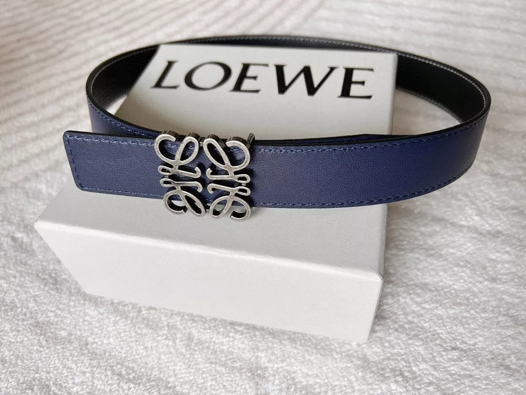 Lightweight 6741 LOEWE AAA Quality Belts In 3.2cm For Women