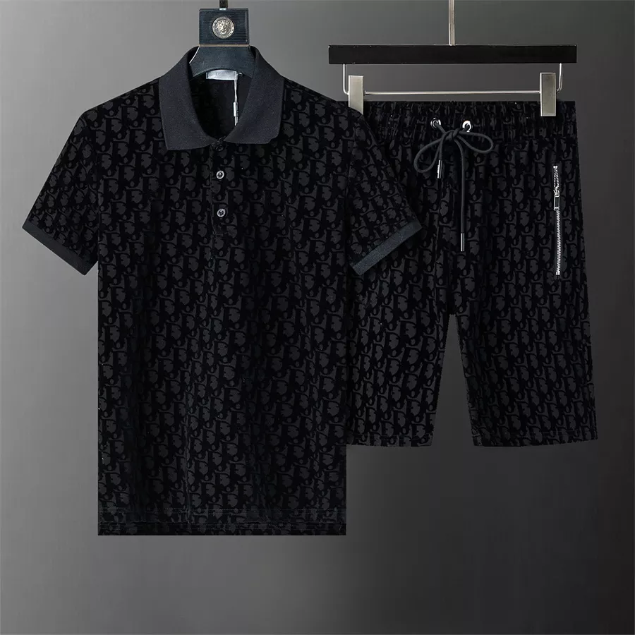 Lightweight 6763 Christian Dior Tracksuits Short Sleeved For Men